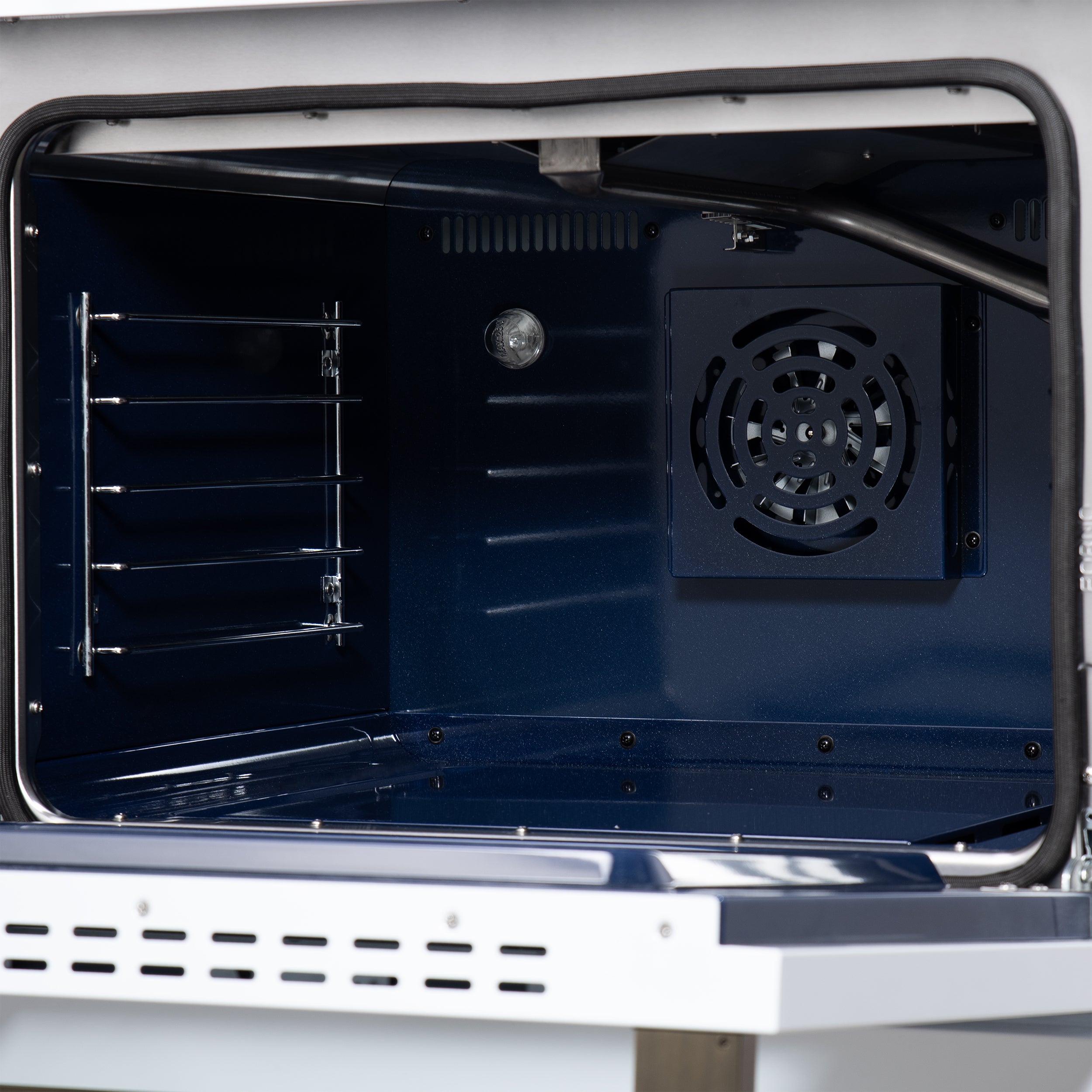 Forno Massimo 30 in. 4.32 cu. ft. 5-Burner Black Gas Range with Antique Brass Accents | FFSGS6239-30BLK