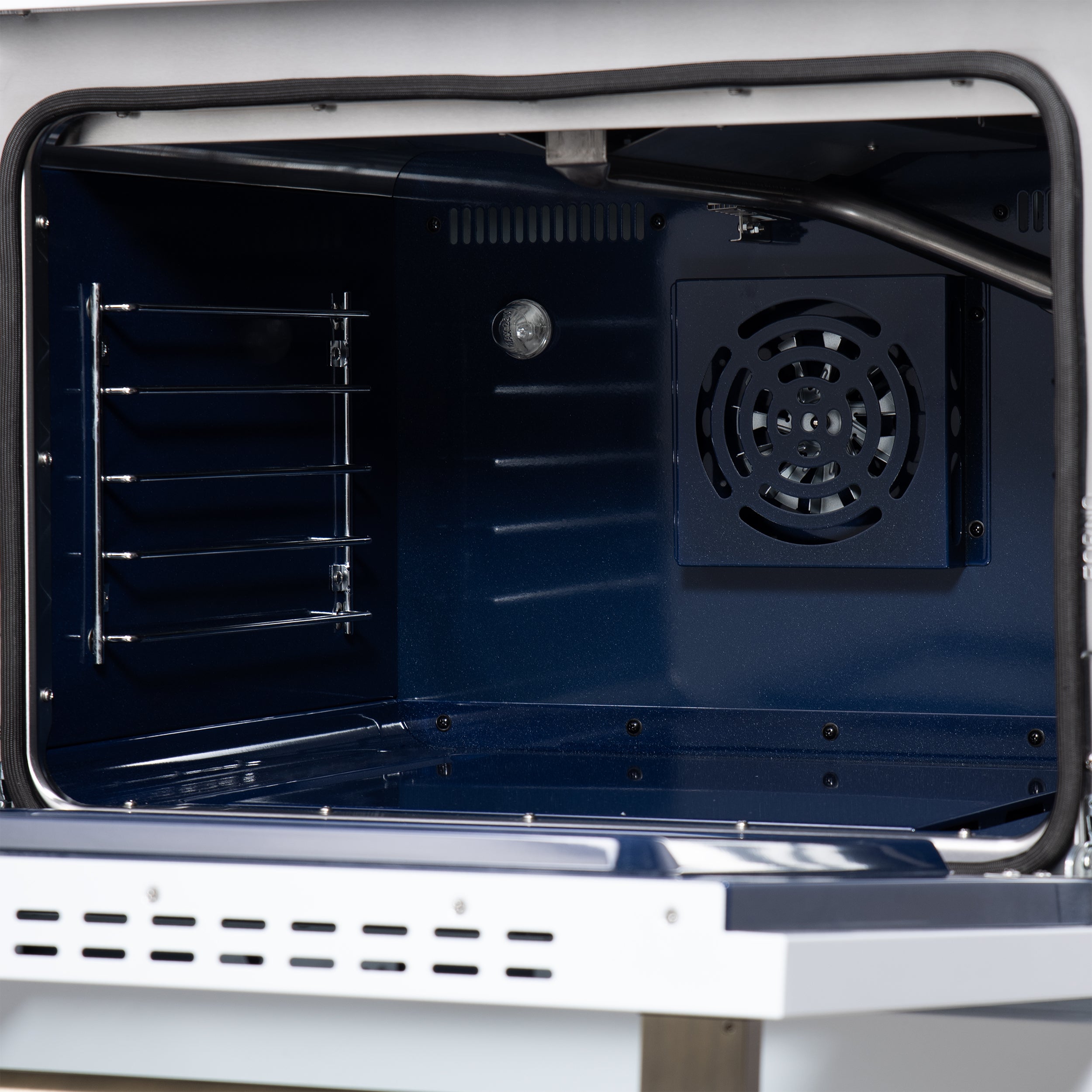 Forno Massimo 30 in. 4.32 cu. ft. 5-Burner White Gas Range with Antique Brass Accents | FFSGS6239-30WHT