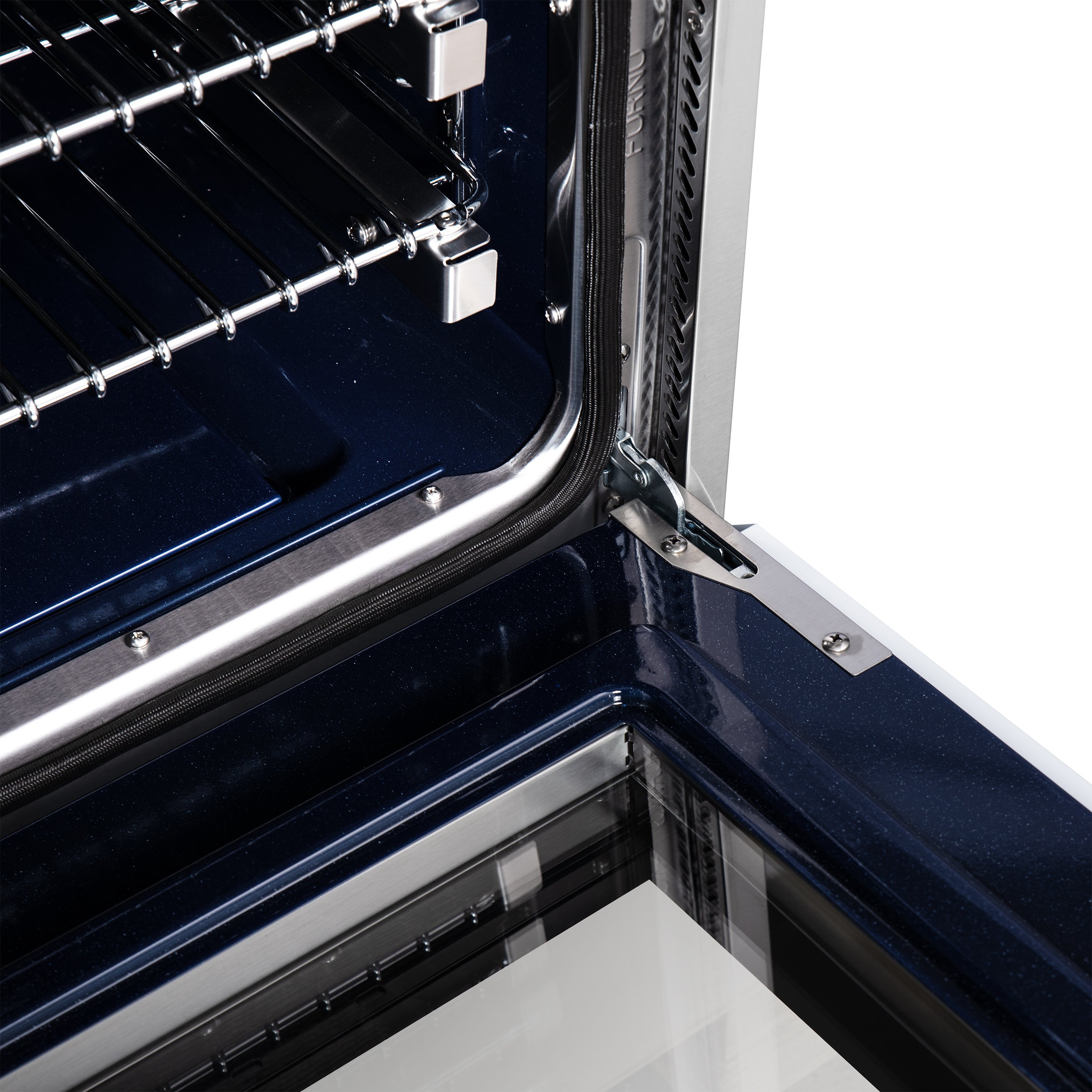 Forno Massimo 30 in. 4.32 cu. ft. 5-Burner White Gas Range with Antique Brass Accents | FFSGS6239-30WHT