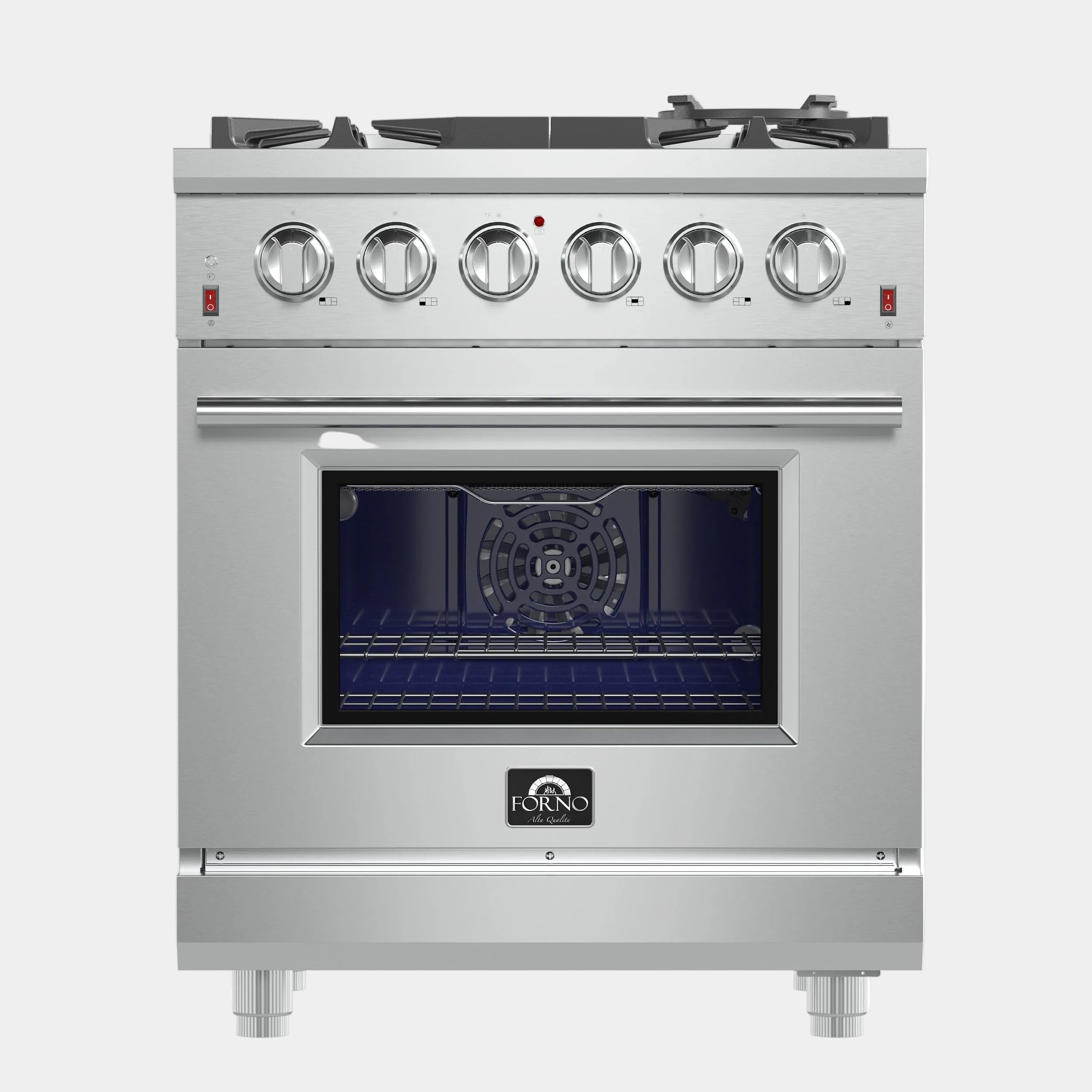 Forno Massimo 30 in. 4.32 cu. ft. 5-Burner Stainless Steel Gas Range | FFSGS6239-30