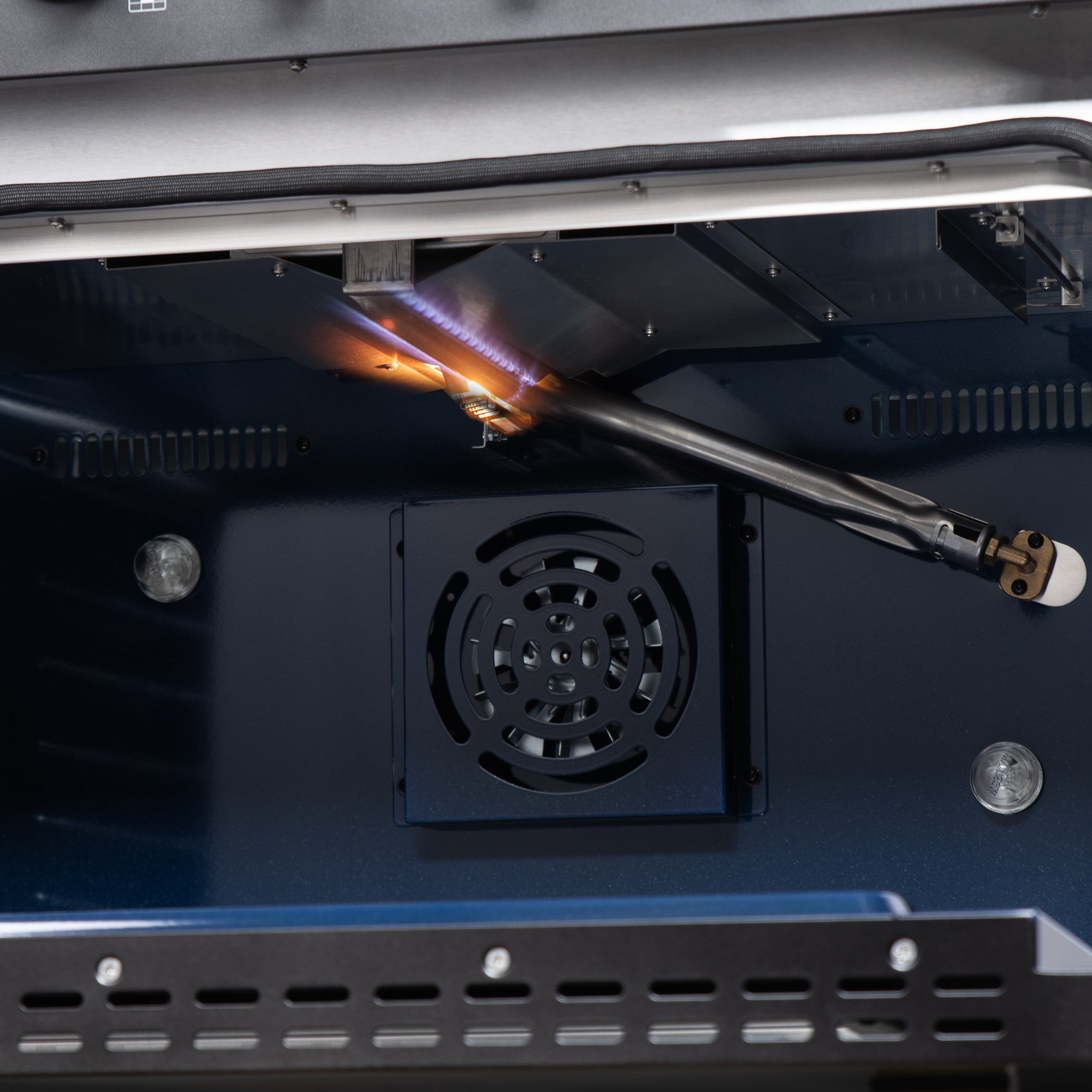 Forno Massimo 36 in. 5.36 cu. ft. 6-Burner Black Gas Range with Antique Brass Accents | FFSGS6239-36BLK