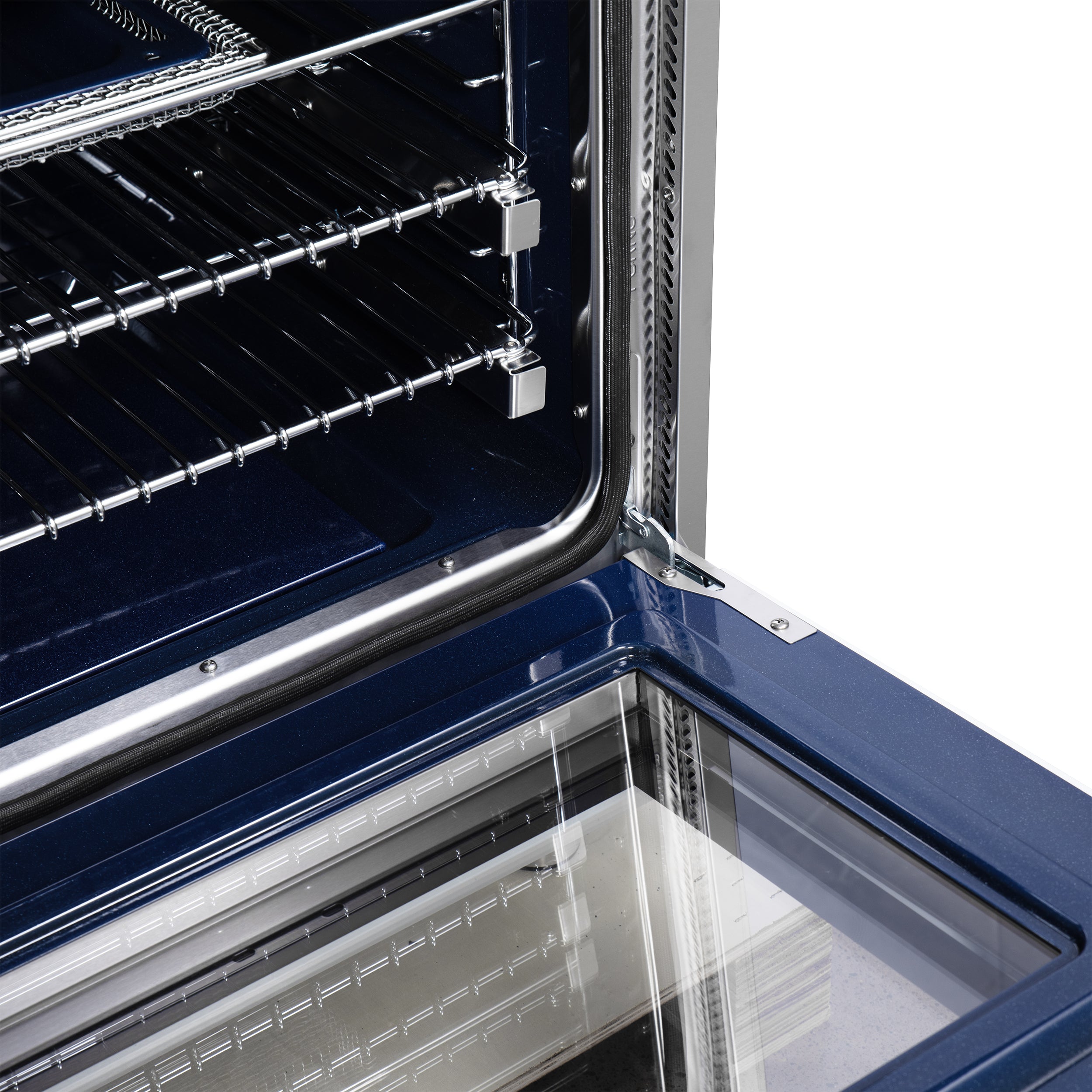 Forno Massimo 36 in. 5.36 cu. ft. 6-Burner White Gas Range with Antique Brass Accents | FFSGS6239-36WHT