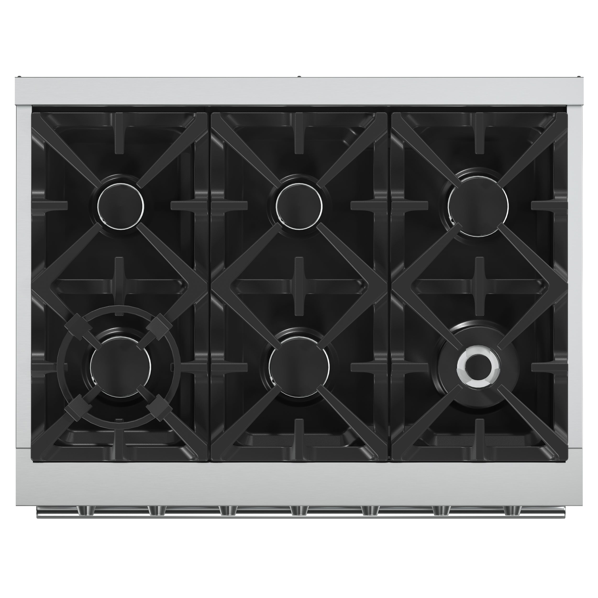Forno Massimo 36 in. 5.36 cu. ft. 6-Burner Stainless Steel Gas Range | FFSGS6239-36