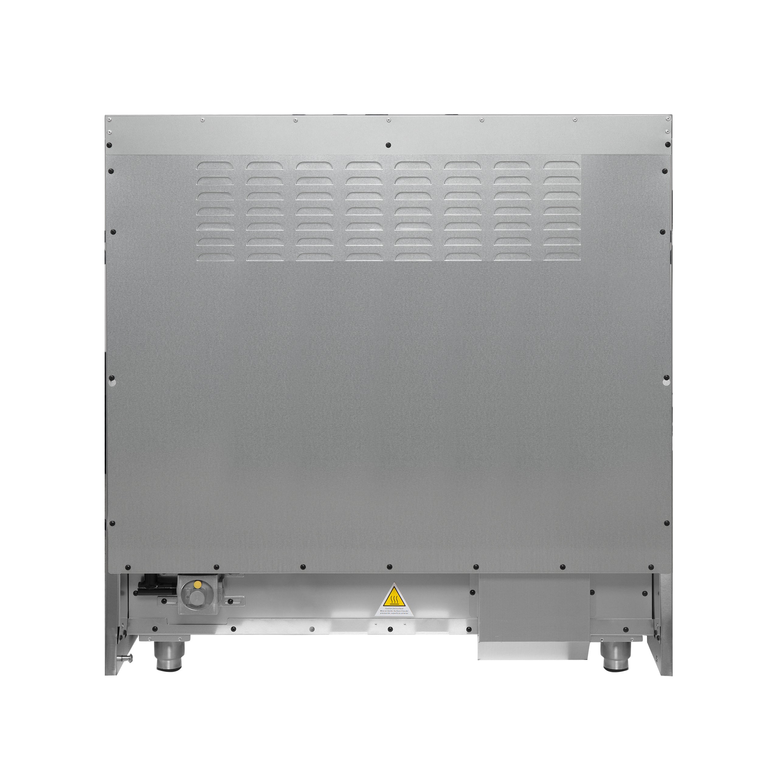 Forno Galiano 36 in. 5.26 cu. ft. 6-Burner Black Gas Range with Antique Brass Accents | FFSGS6244-36BLK