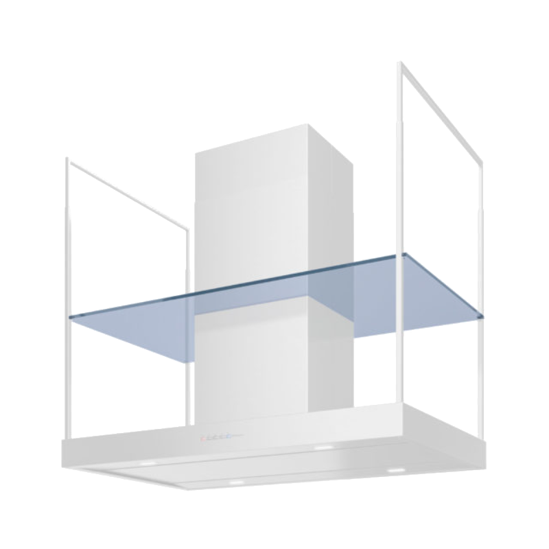 Futuro 36 in. Glass Panel for 36 in. Europe Island Range Hood