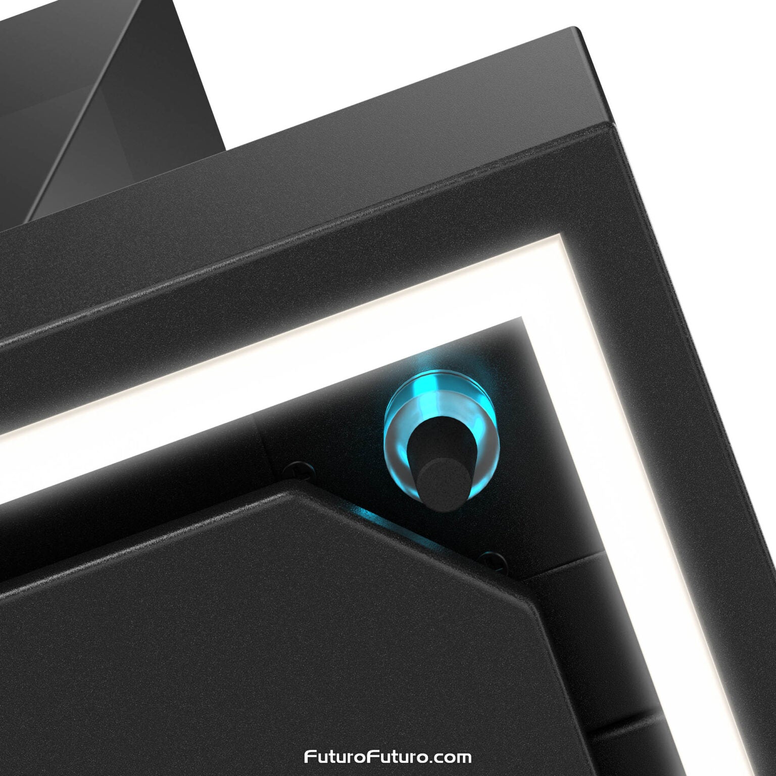 Futuro Turo 48 in. 940 CFM Black Island Mount Range Hood | IS48TURO-BLK