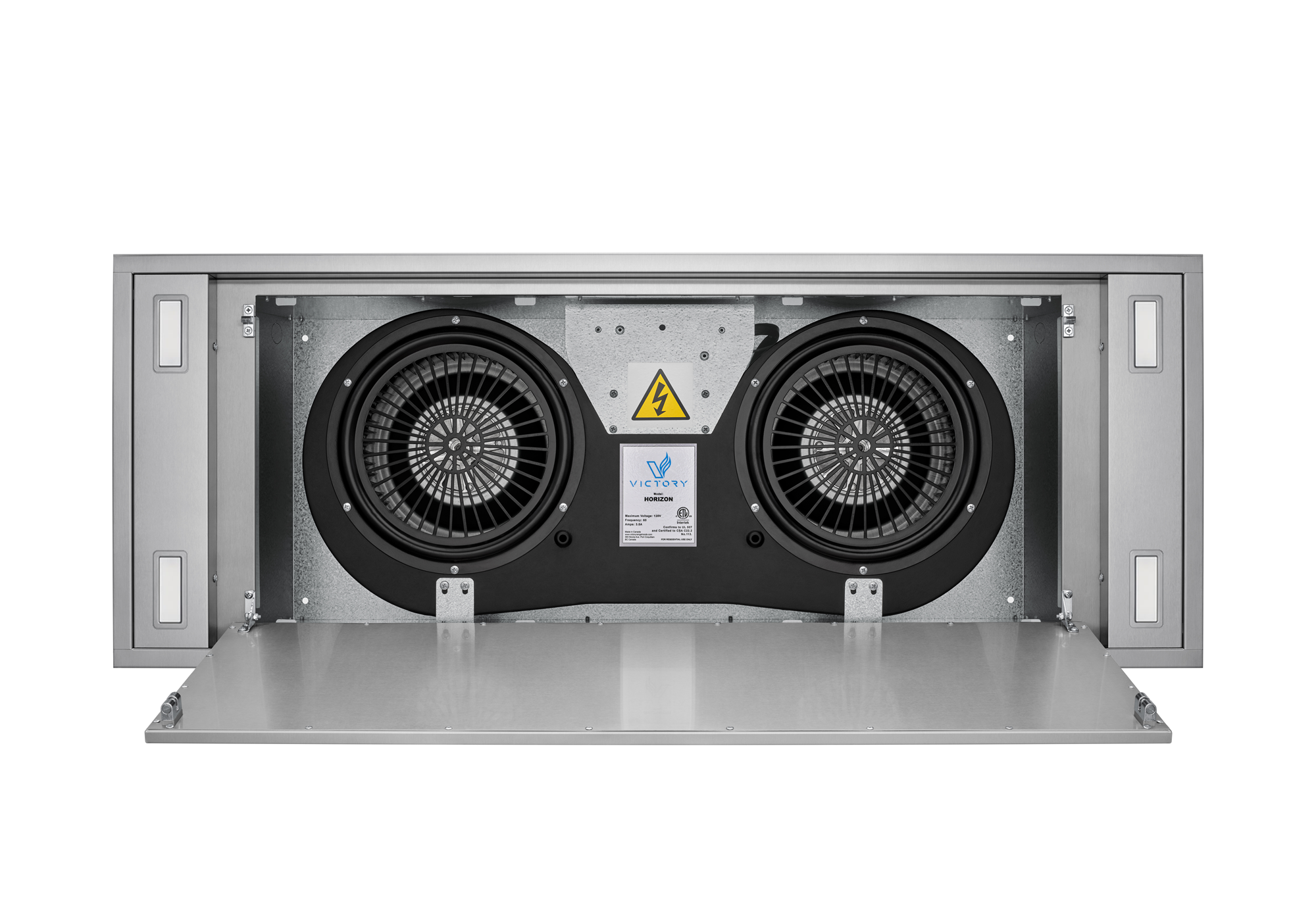 VICTORY Horizon 42 in. 900 CFM Flush Ceiling Mount Range Hood with Color Options