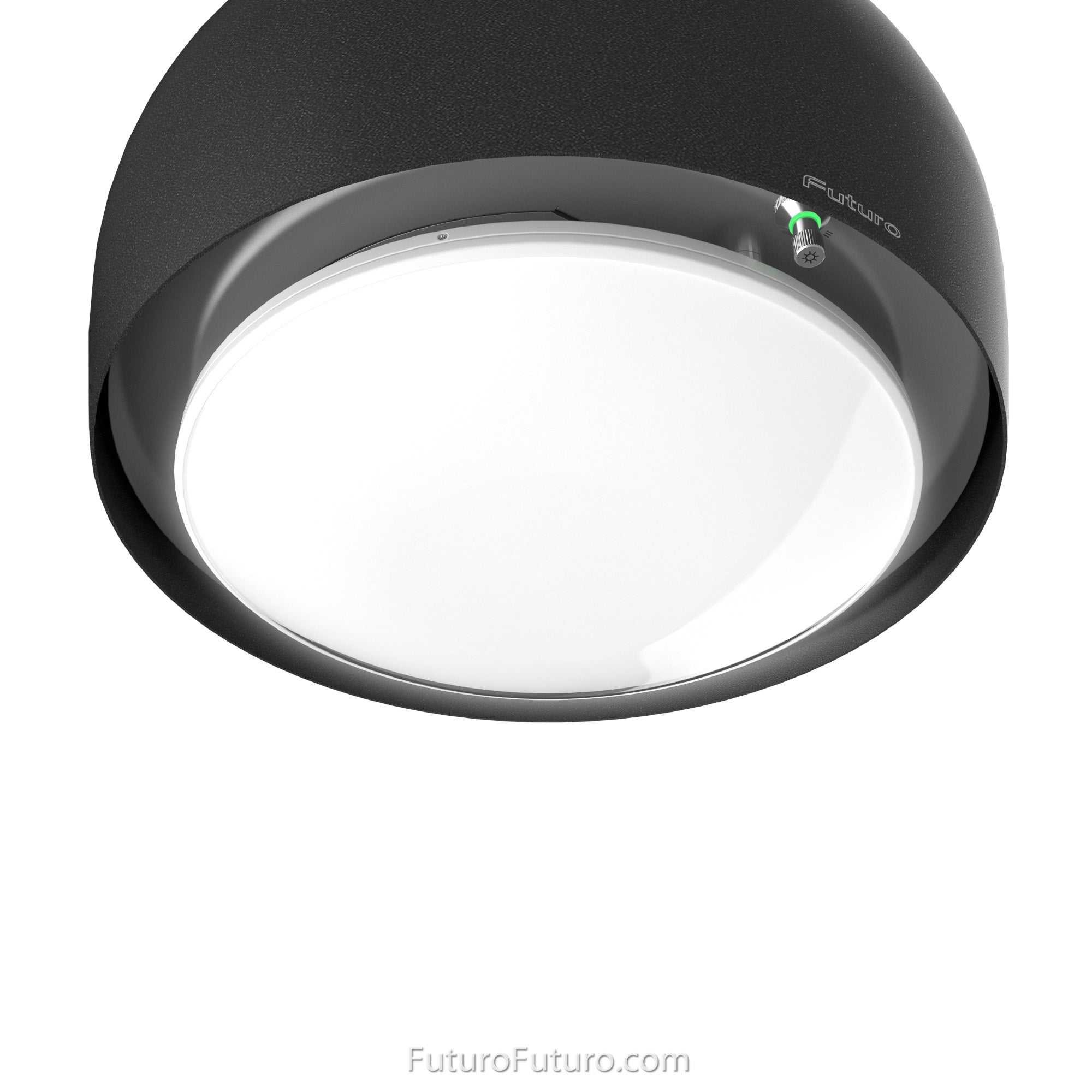 Futuro Dome 21 in. 940 CFM Black Island Mount Range Hood | IS21DOME-BLK
