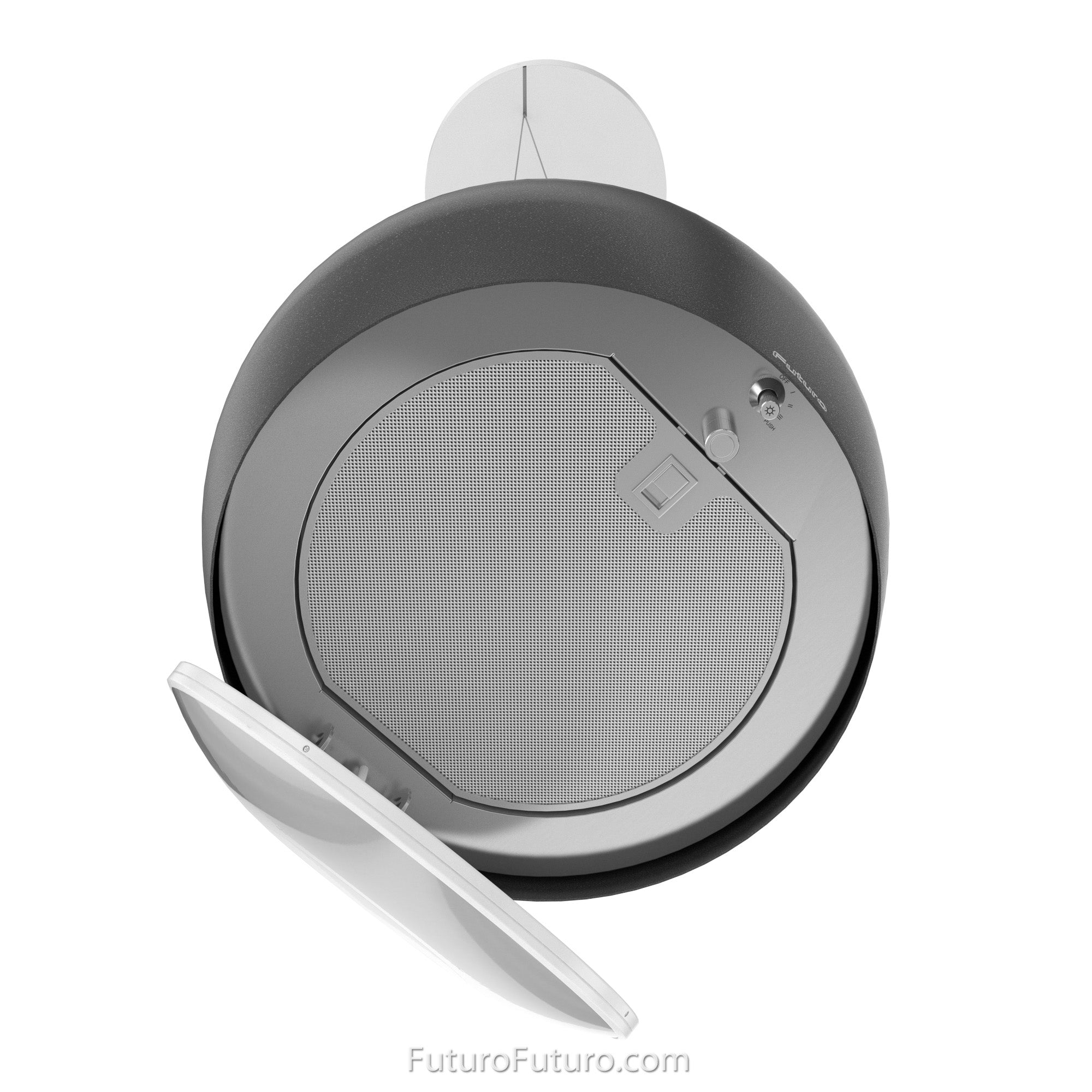 Futuro Dome 21 in. 940 CFM Black Island Mount Range Hood | IS21DOME-BLK