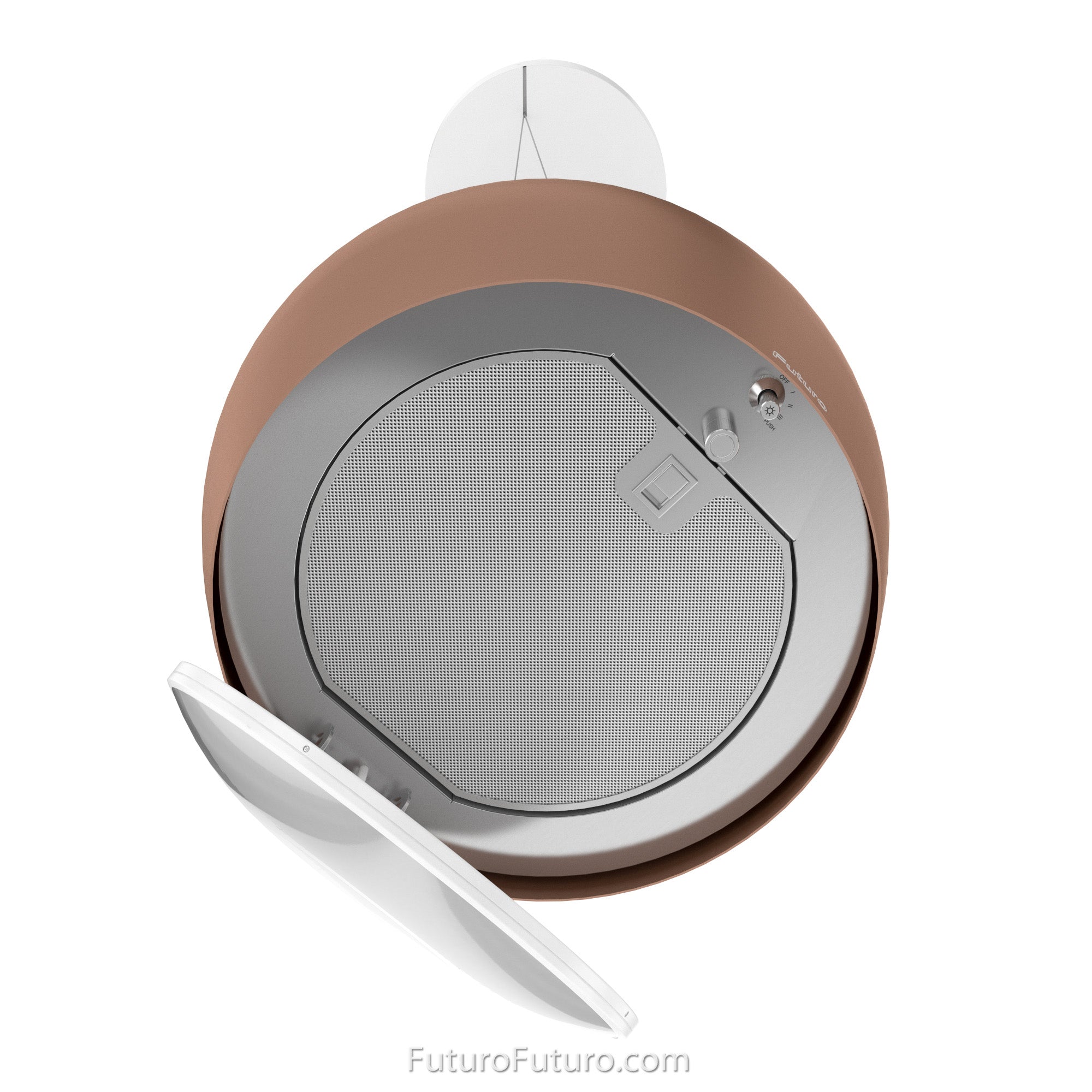Futuro Dome 21 in. 940 CFM Copper Island Mount Range Hood | IS21DOME-CR
