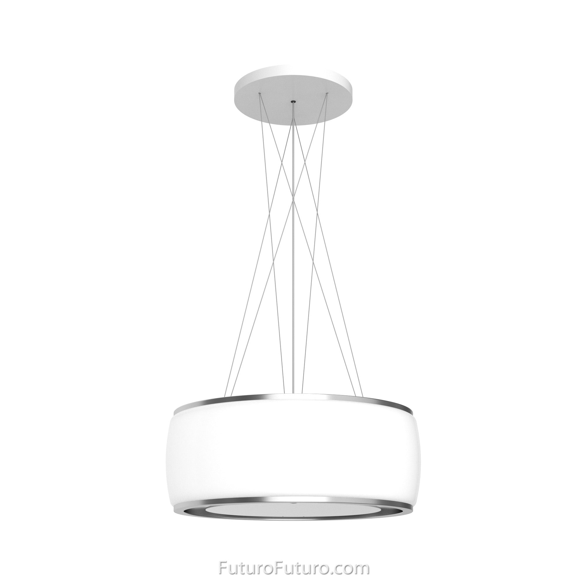 Futuro Halo 23 in. 940 CFM Stainless Steel Island Mount Range Hood