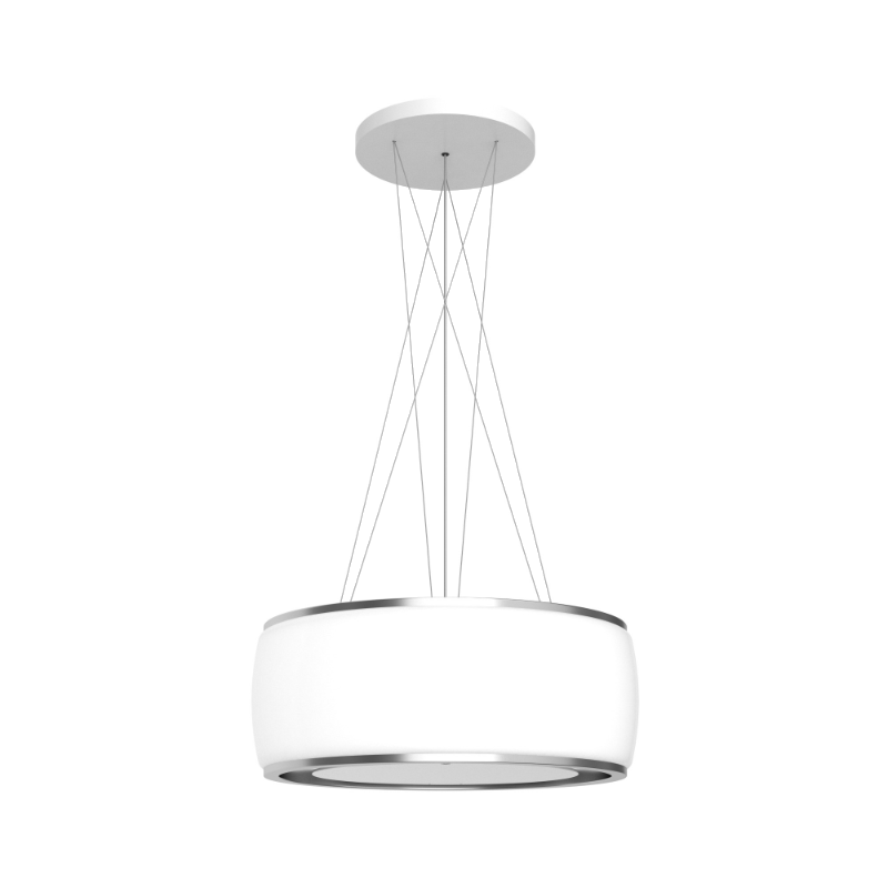 Futuro Halo 23 in. 940 CFM Stainless Steel Island Mount Range Hood