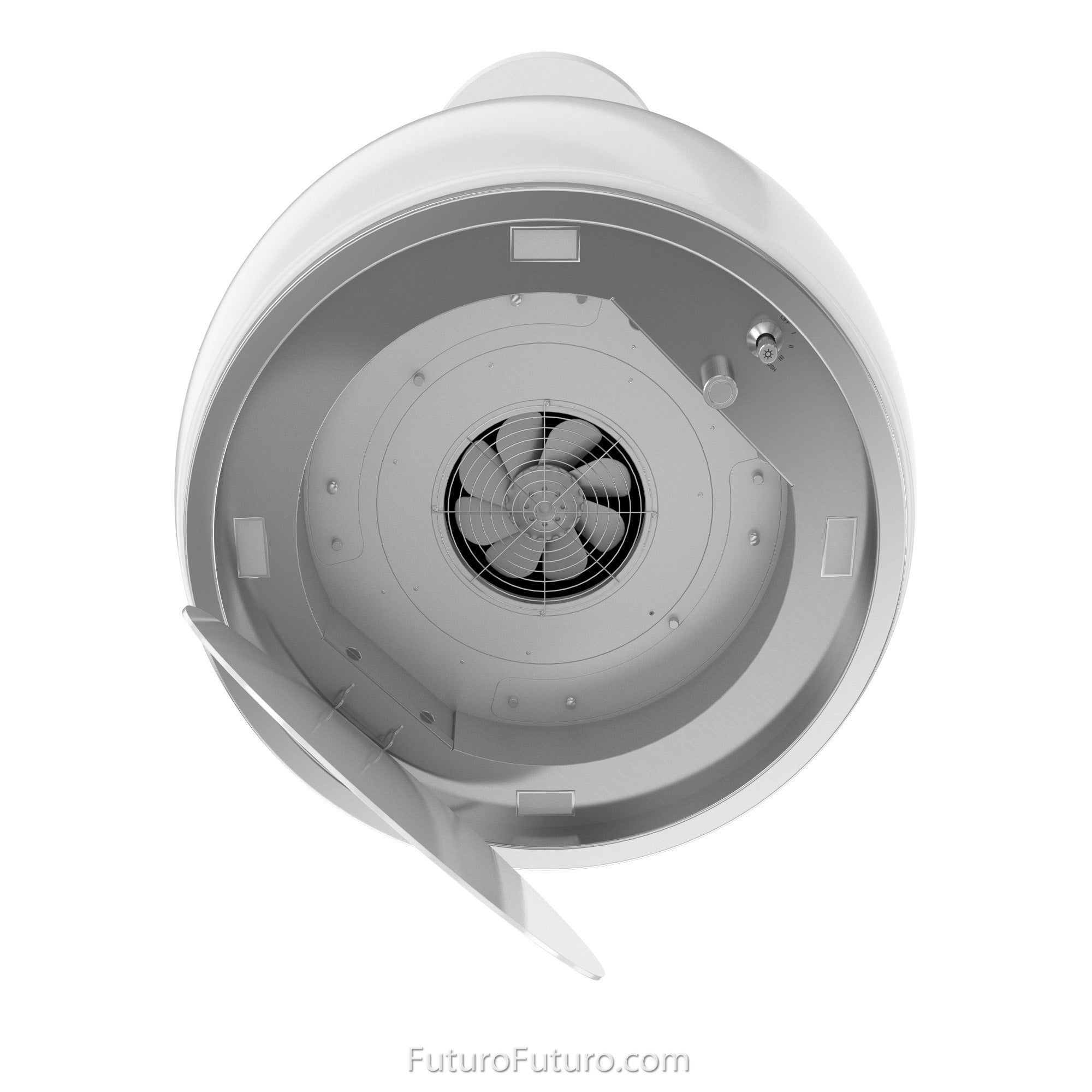 Futuro Halo 23 in. 940 CFM Stainless Steel Island Mount Range Hood