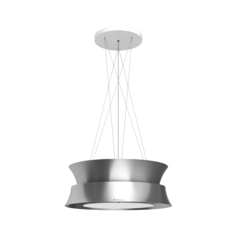 Futuro Arena 24 in. 940 CFM Stainless Steel Island Mount Range Hood With Color Options