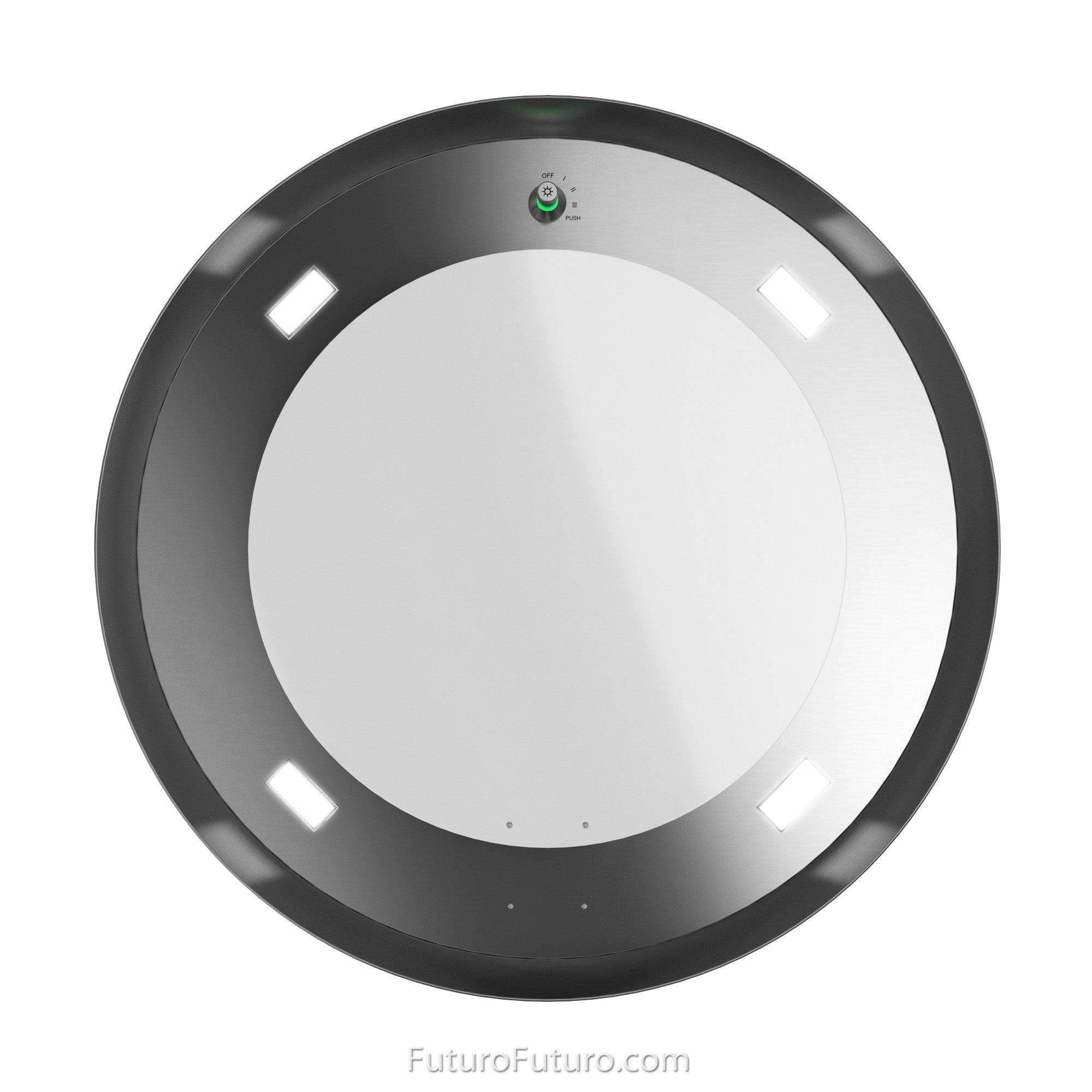 Futuro Arena 24 in. 940 CFM Stainless Steel Island Mount Range Hood With Color Options