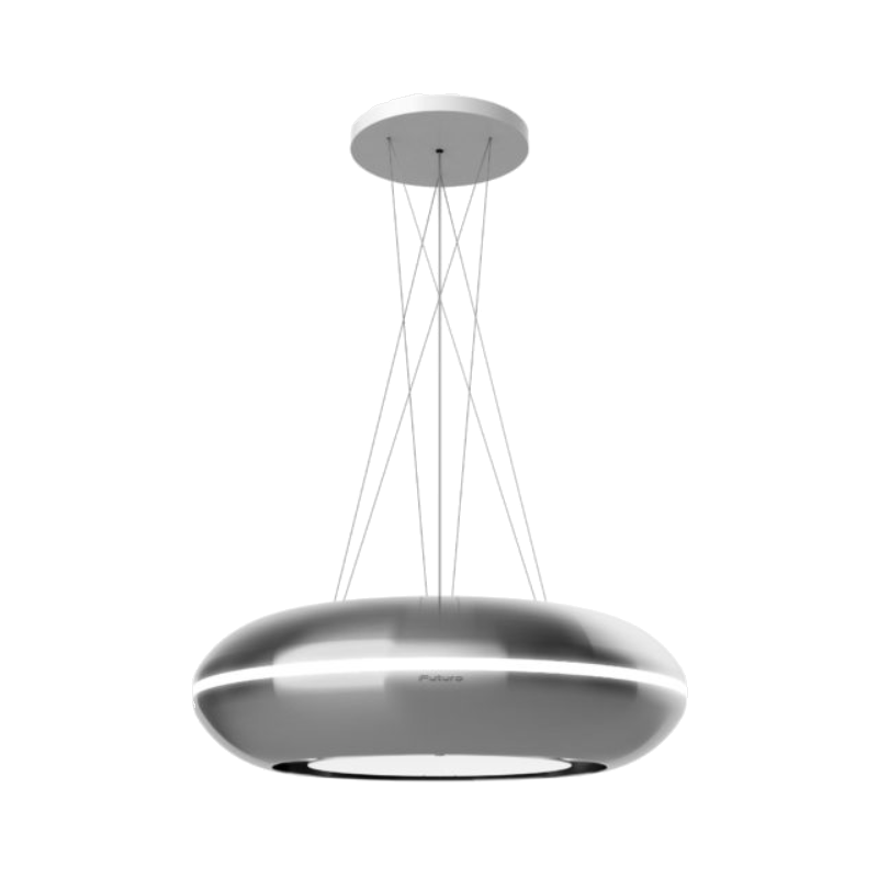 Futuro Orbit 24 in. 940 CFM Stainless Steel Island Mount Range Hood With Color Options