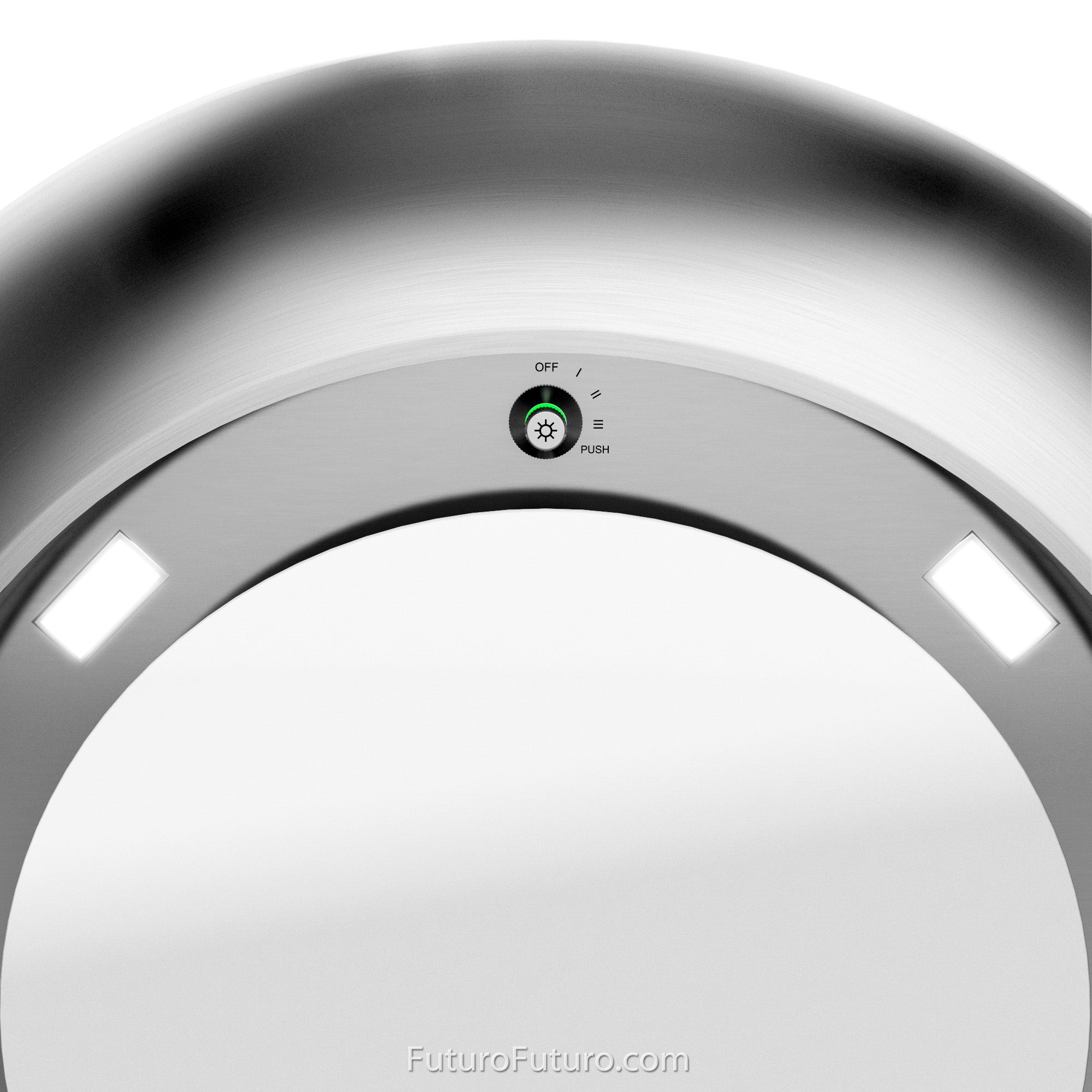 Futuro Orbit 24 in. 940 CFM Stainless Steel Island Mount Range Hood With Color Options