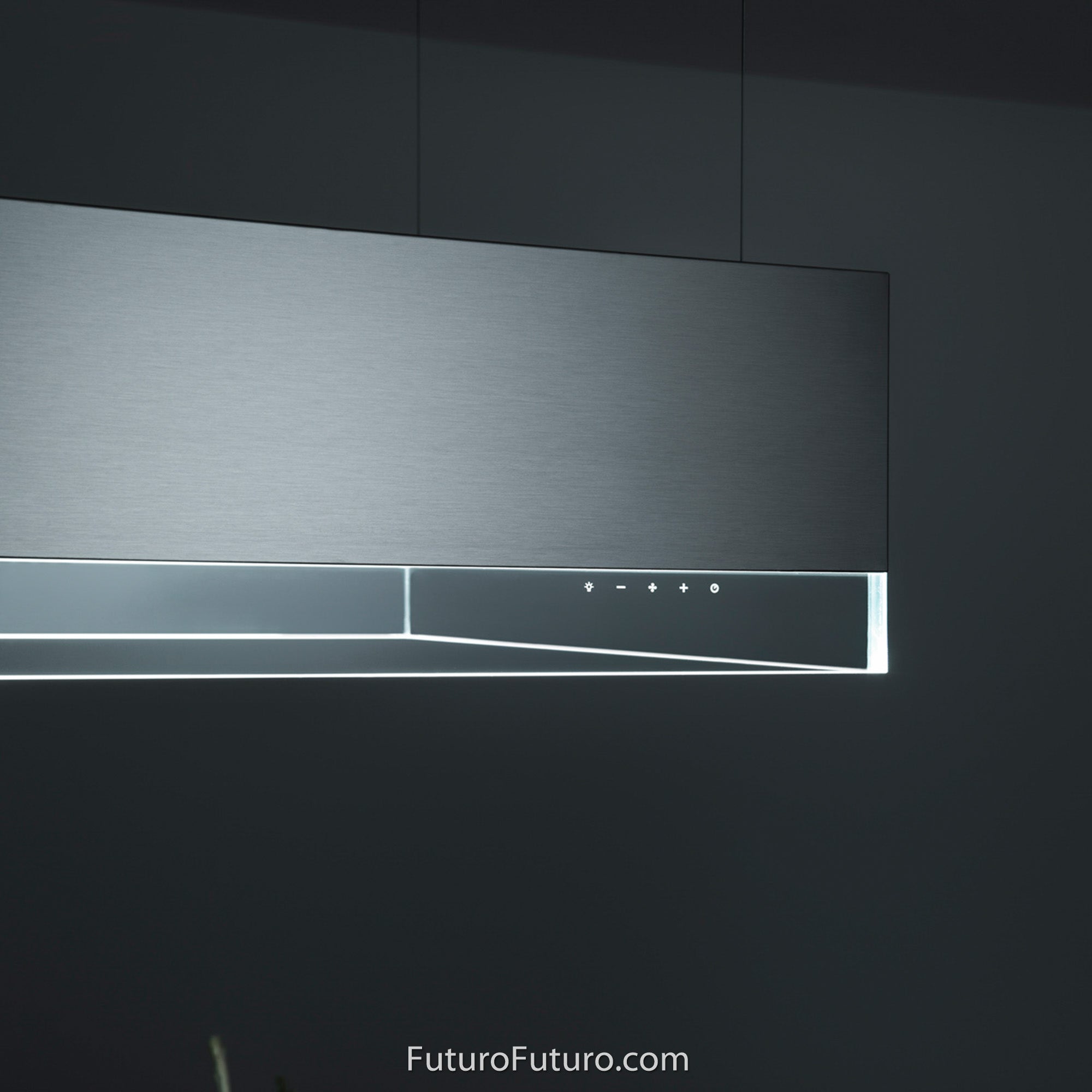 Futuro Perimeter 48 in. 940 CFM Stainless Steel Island Mount Range Hood With Color Options