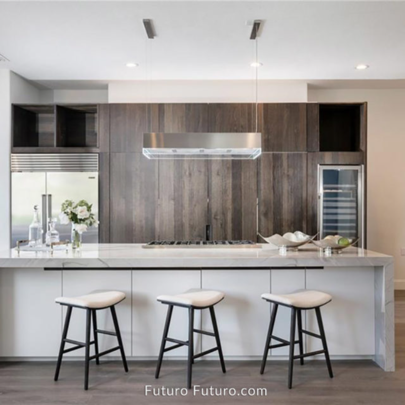 Futuro Perimeter 48 in. 940 CFM Stainless Steel Island Mount Range Hood With Color Options