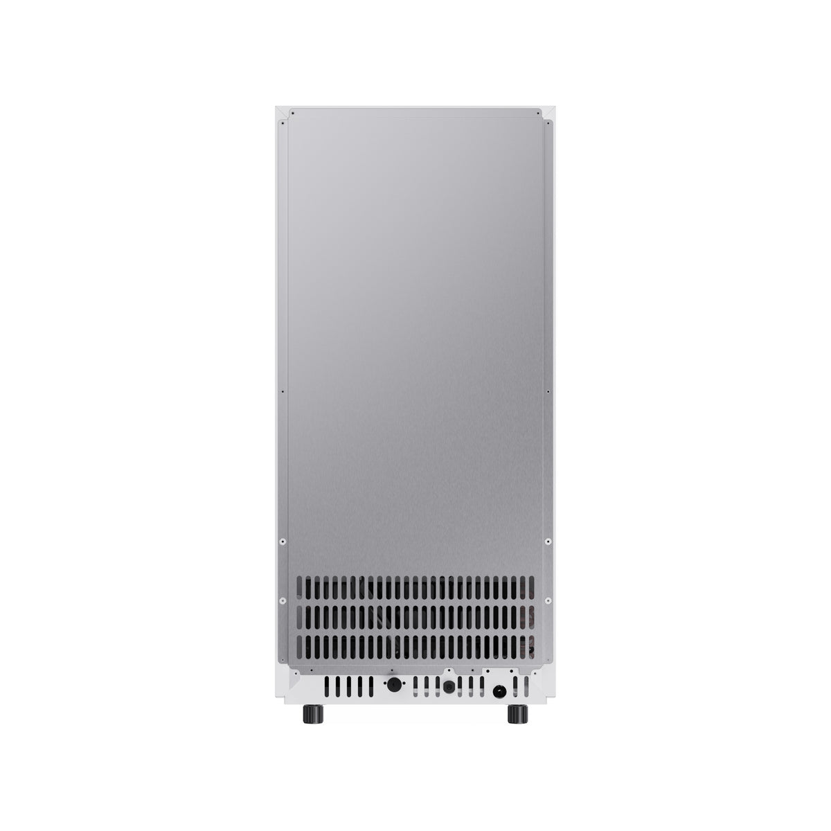 Cristallo 15 Inch Freestanding/Undercounter Ice maker, 66.1 lbs Chewable nugget, 8 kg / 17.6 lbs of ice storage, White