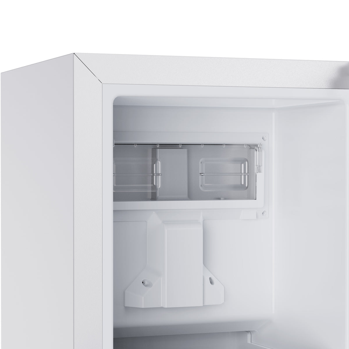 Cristallo 15 Inch Freestanding/Undercounter Ice maker, 66.1 lbs Chewable nugget, 8 kg / 17.6 lbs of ice storage, White