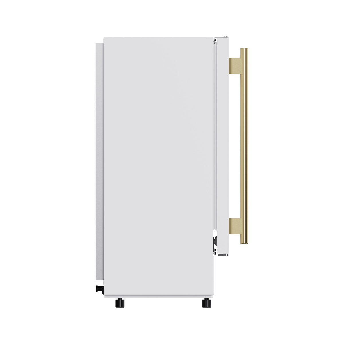 Cristallo 15 Inch Freestanding/Undercounter Ice maker, 66.1 lbs Chewable nugget, 8 kg / 17.6 lbs of ice storage, White