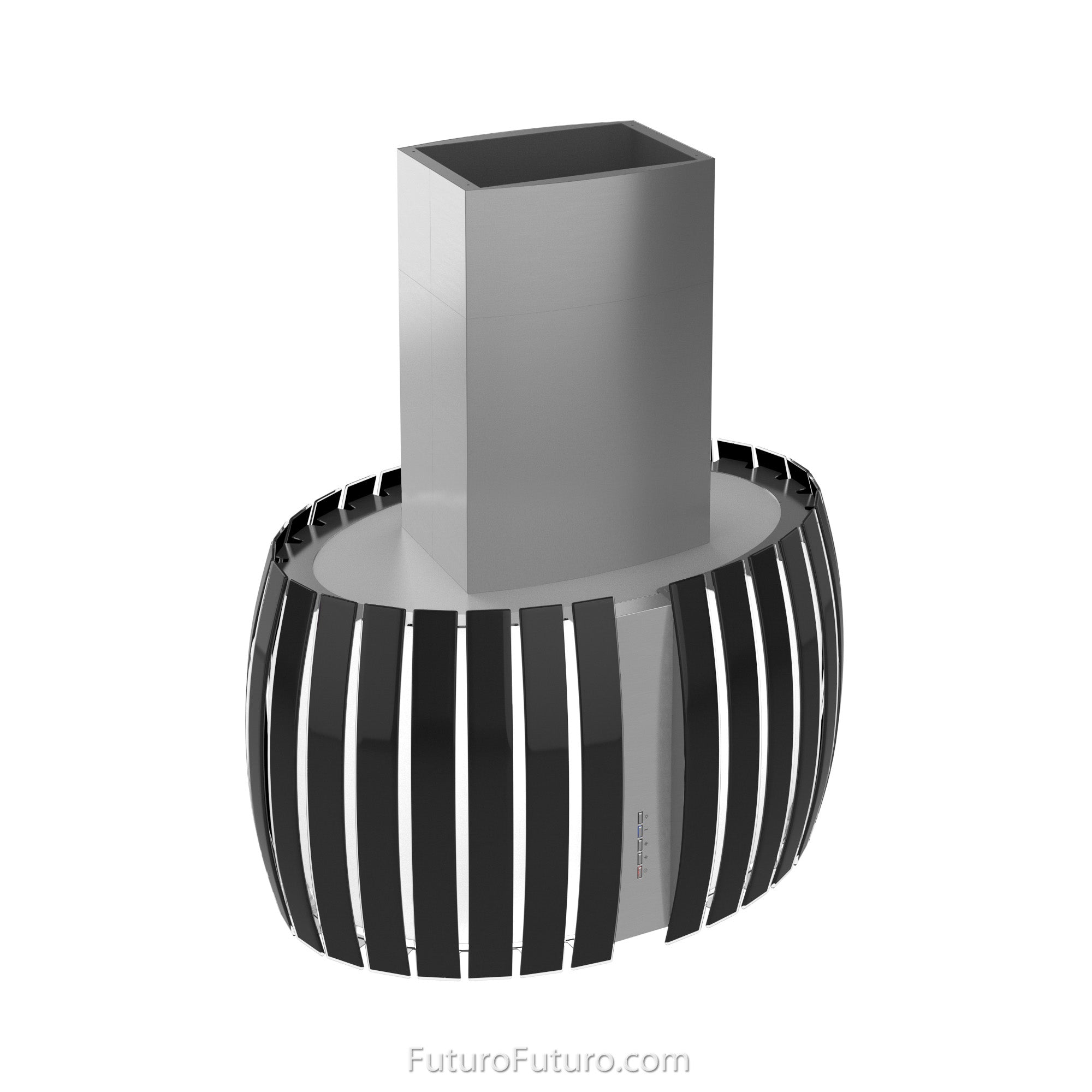 Futuro Pearl 30 in. 940 CFM Black Island Mount Range Hood | IS30PEARL-BLK