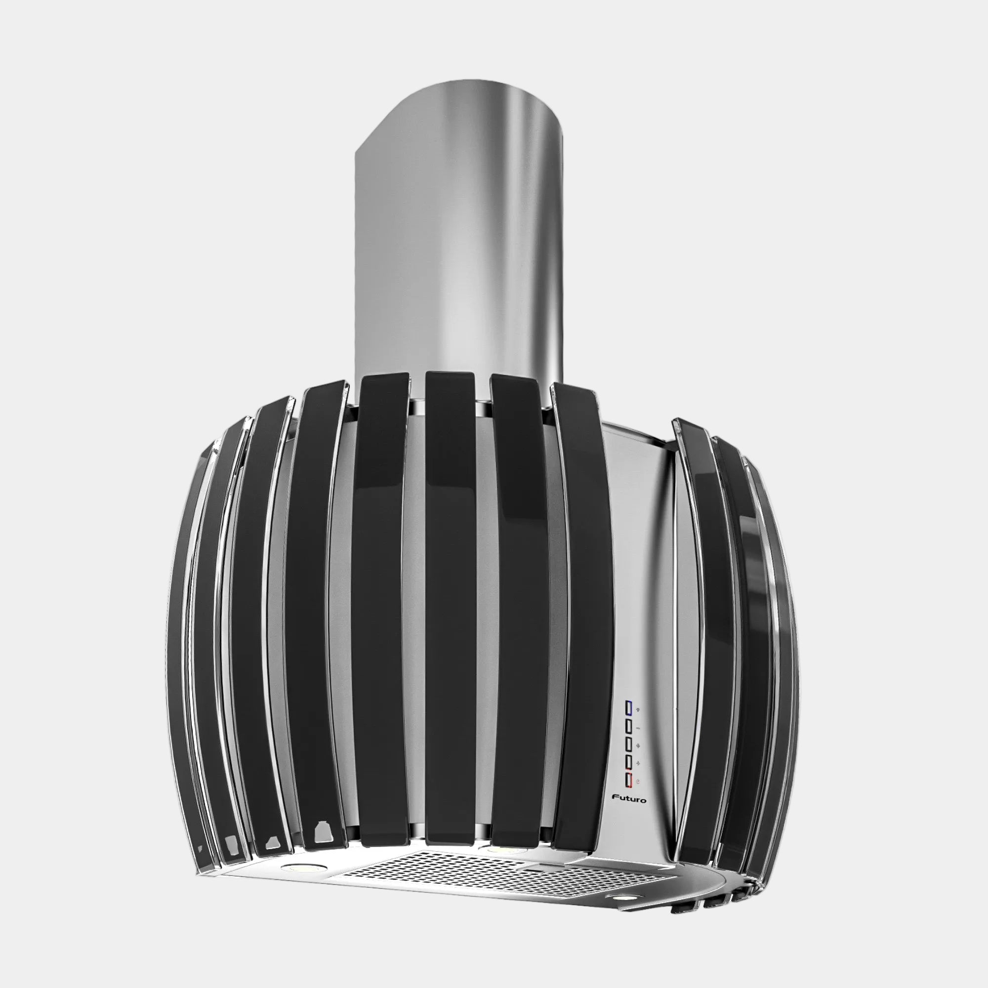 Futuro Pearl 26 in. 940 CFM Black Wall Mount Range Hood | WL26PEARL-BLK