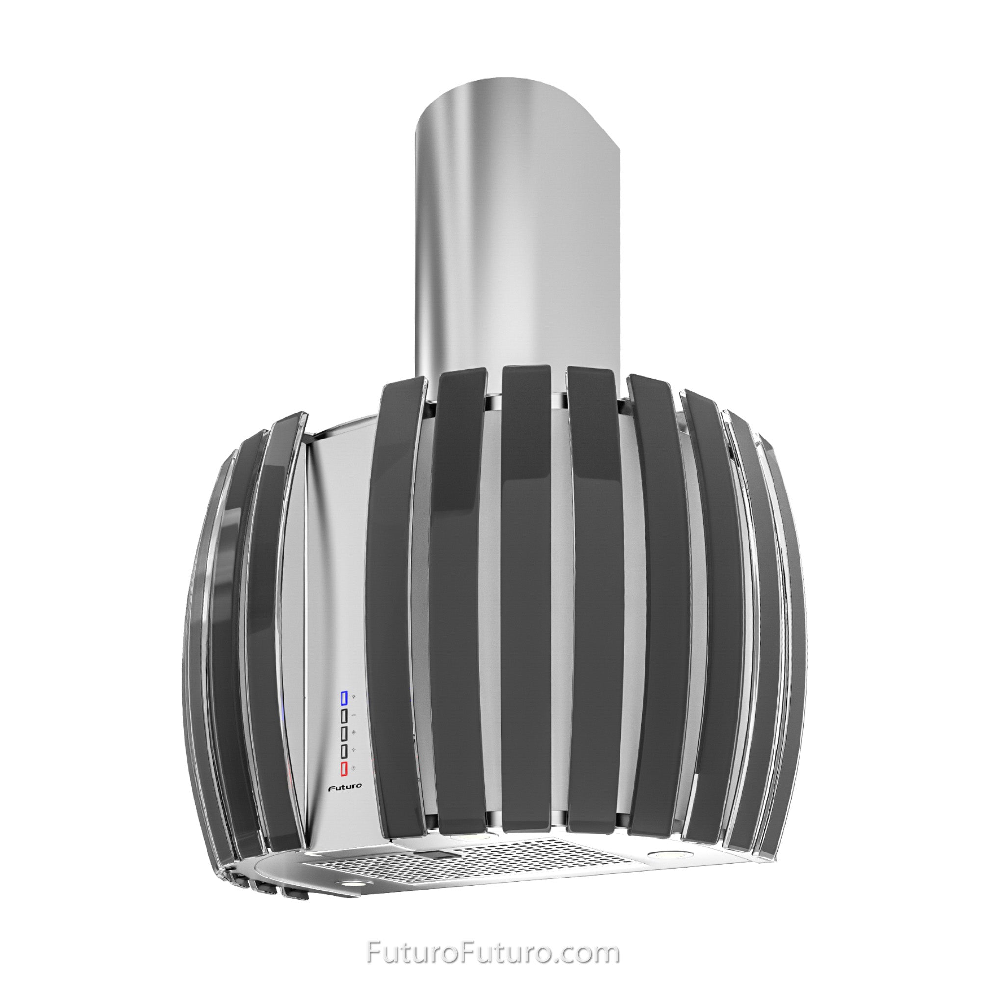 Futuro Pearl 26 in. 940 CFM Black Wall Mount Range Hood | WL26PEARL-BLK