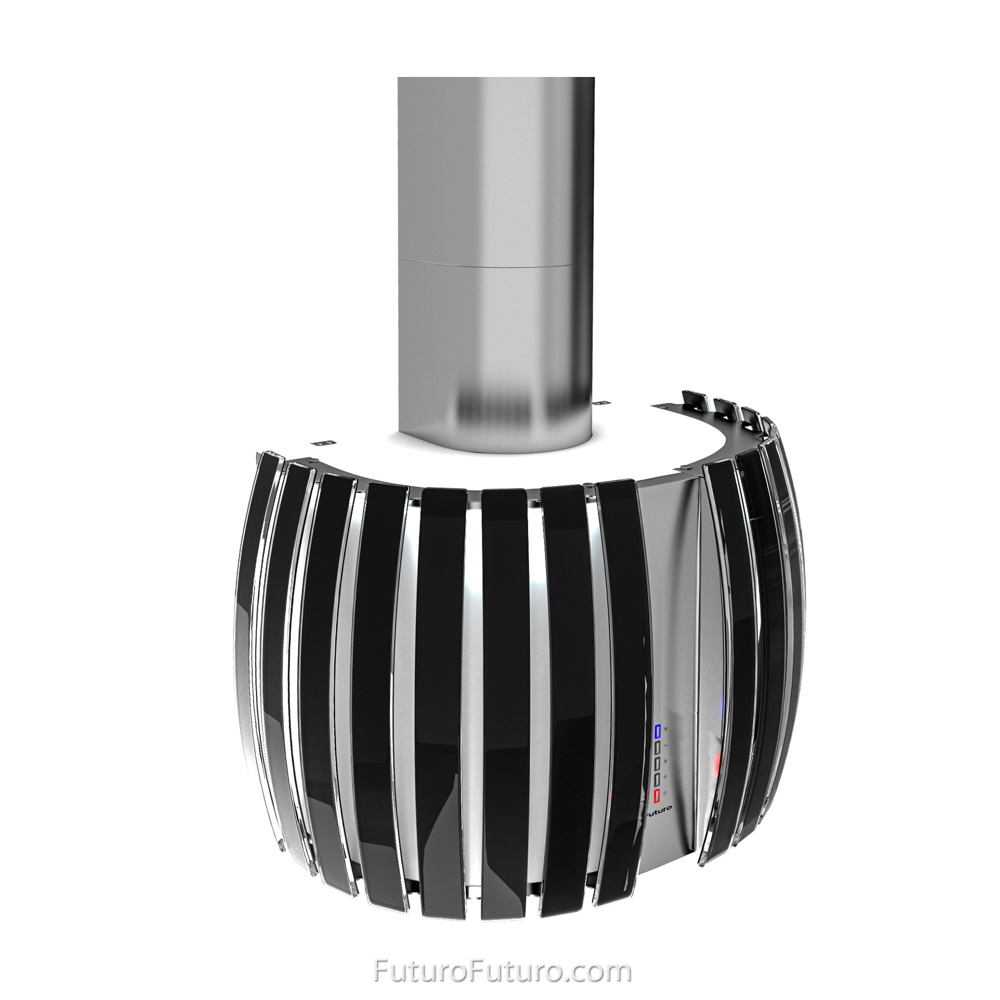 Futuro Pearl 26 in. 940 CFM Black Wall Mount Range Hood | WL26PEARL-BLK