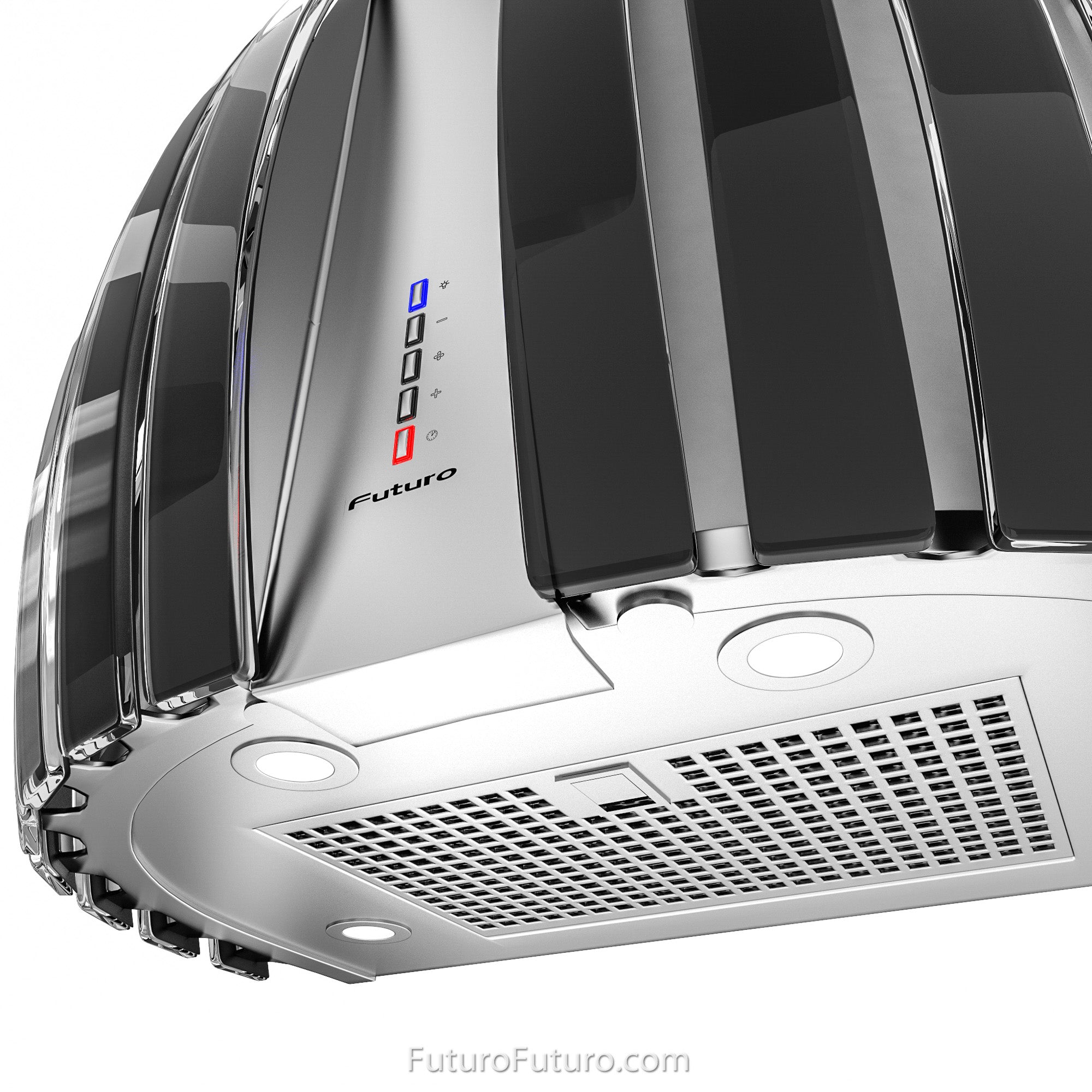 Futuro Pearl 26 in. 940 CFM Black Wall Mount Range Hood | WL26PEARL-BLK