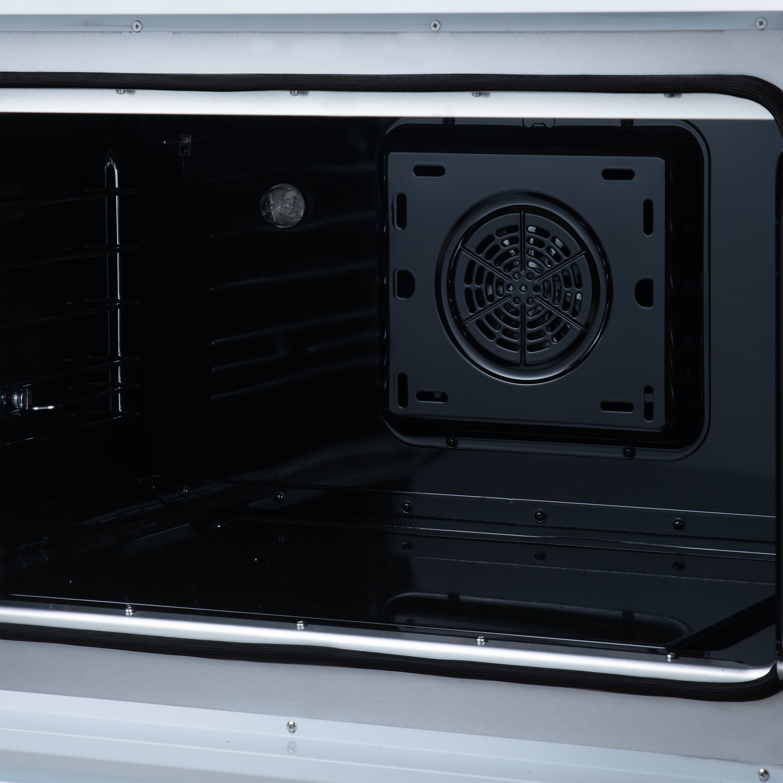 Forno Torino 36 in. 5.36 cu. ft. 5-Burner White French Door Induction Range with Air Fry | FFSIN0950-36WHT