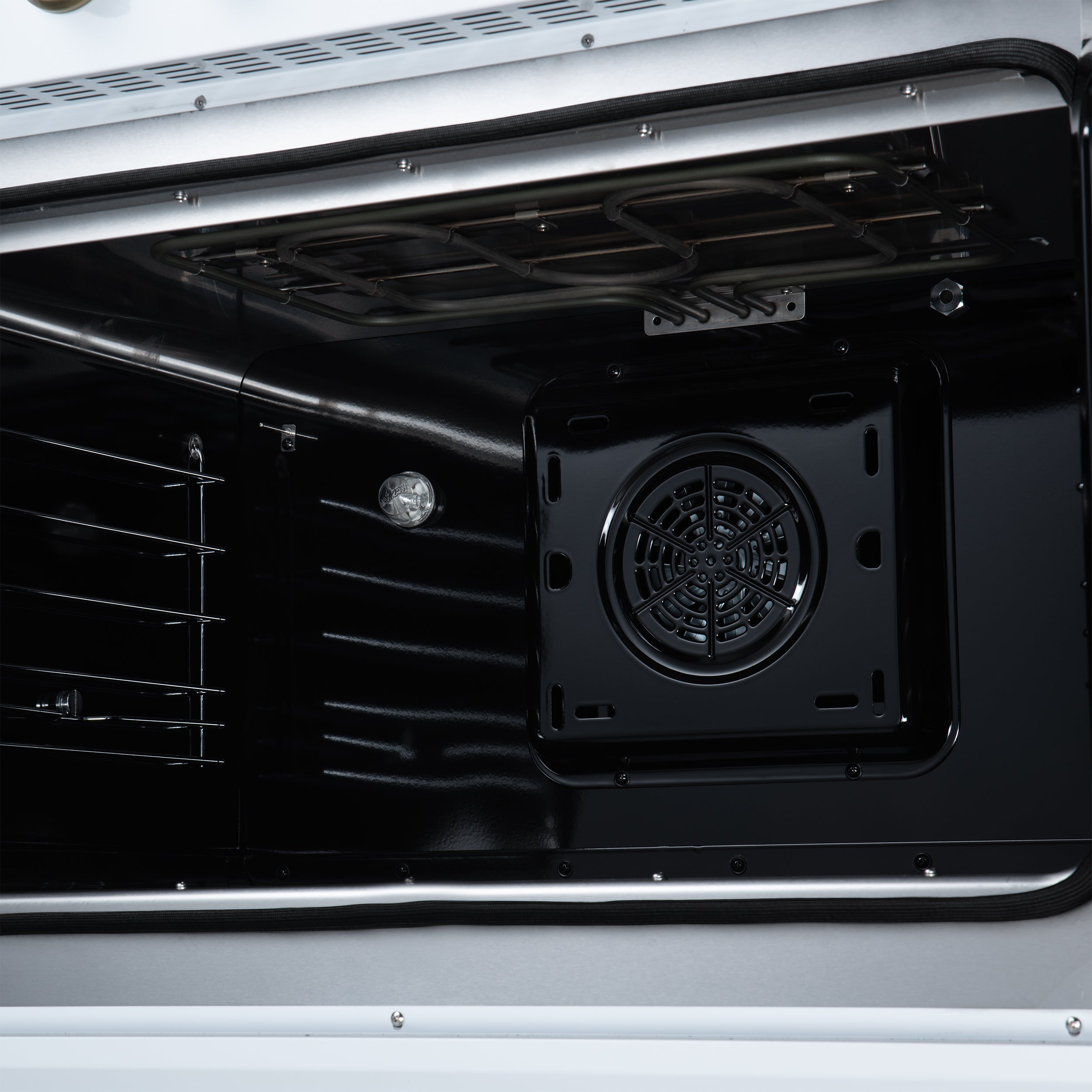 Forno Torino 36 in. 5.36 cu. ft. 5-Burner White French Door Induction Range with Air Fry | FFSIN0950-36WHT