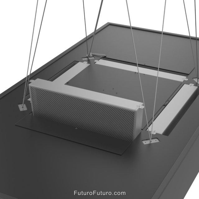 Futuro Balance 36 in. 940 CFM Island Mount Range Hood With Color Options