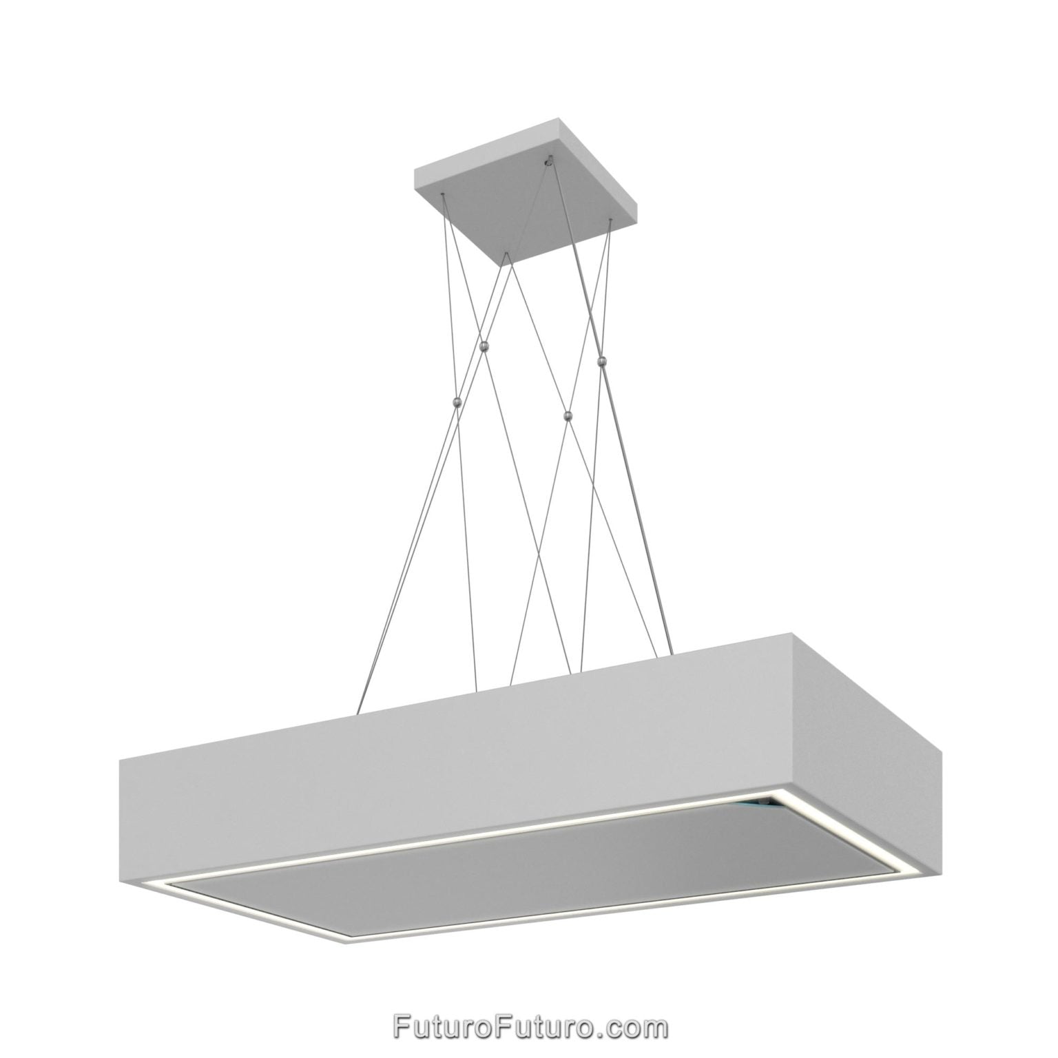 Futuro Balance 36 in. 940 CFM White Island Mount Range Hood | IS36BALANCE-WHT
