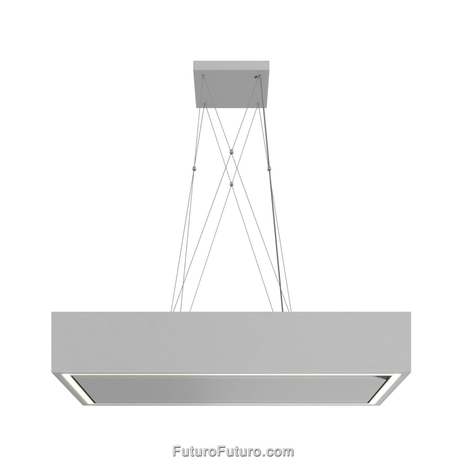 Futuro Balance 36 in. 940 CFM White Island Mount Range Hood | IS36BALANCE-WHT