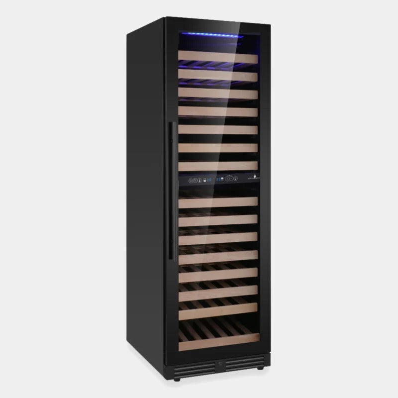 Kingsbottle 24 in. 159 Bottle Large Dual Zone Wine Cooler