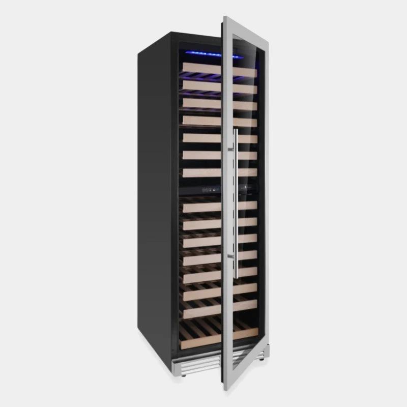 Kingsbottle 24 in. 159 Bottle Large Dual Zone Wine Cooler