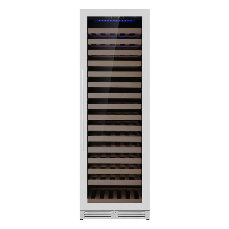 Kingsbottle 24 in. 161 Bottle Large Single Zone Wine Cooler