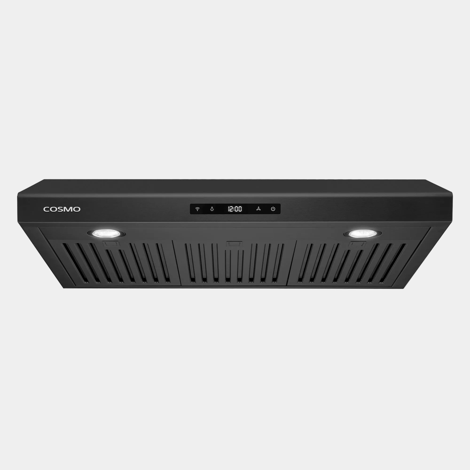 Cosmo Haven 30 in. 500 CFM Black Under-Cabinet Range Hood, Touch Controls | COS-KS6U30-BK