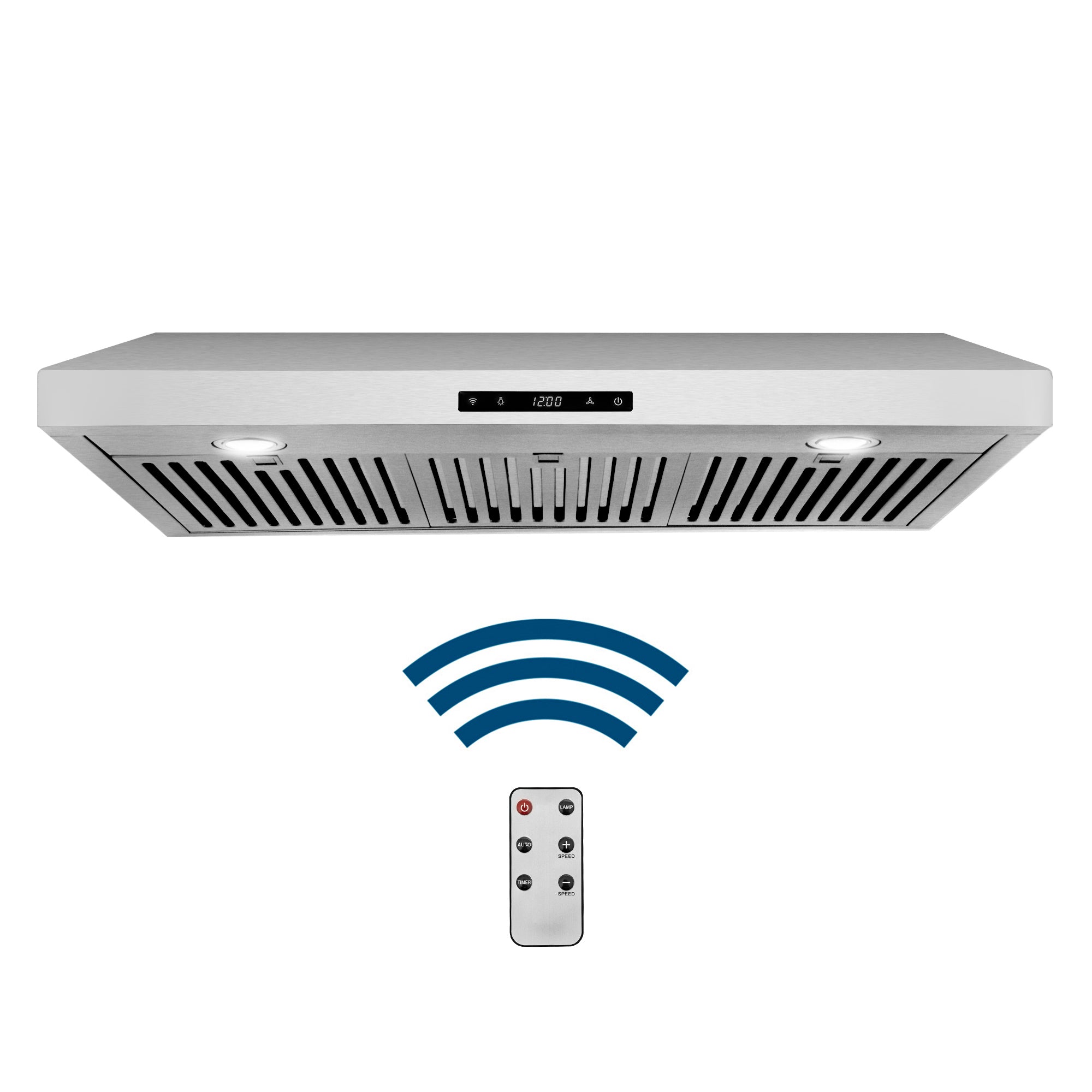Cosmo Haven 36 in. 500 CFM Stainless Steel Under-Cabinet Range Hood, Touch Controls | COS-KS6U36