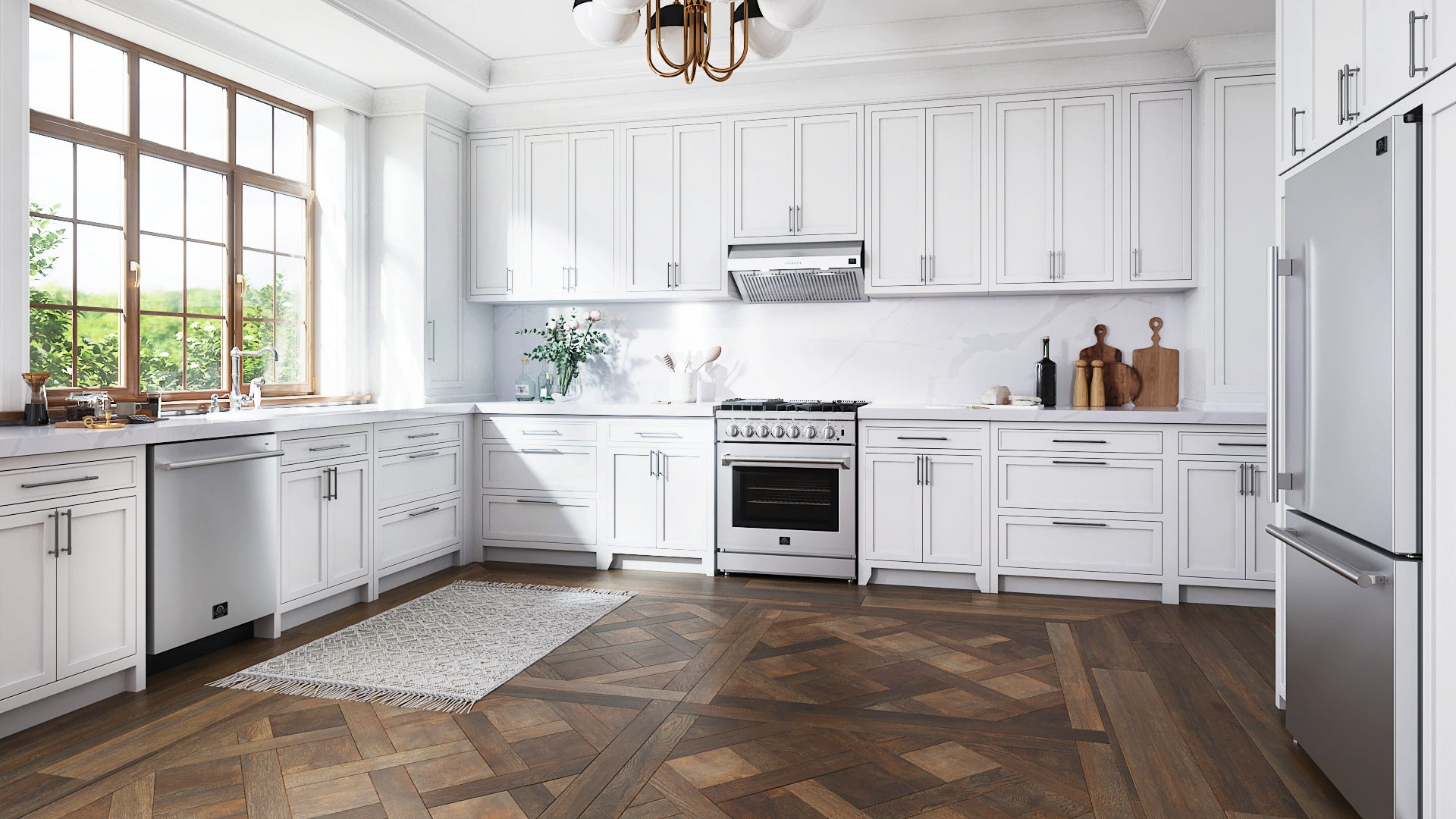 Forno Romano 24 in. Stainless Steel Built-In Dishwasher | FDWBI8035-24S