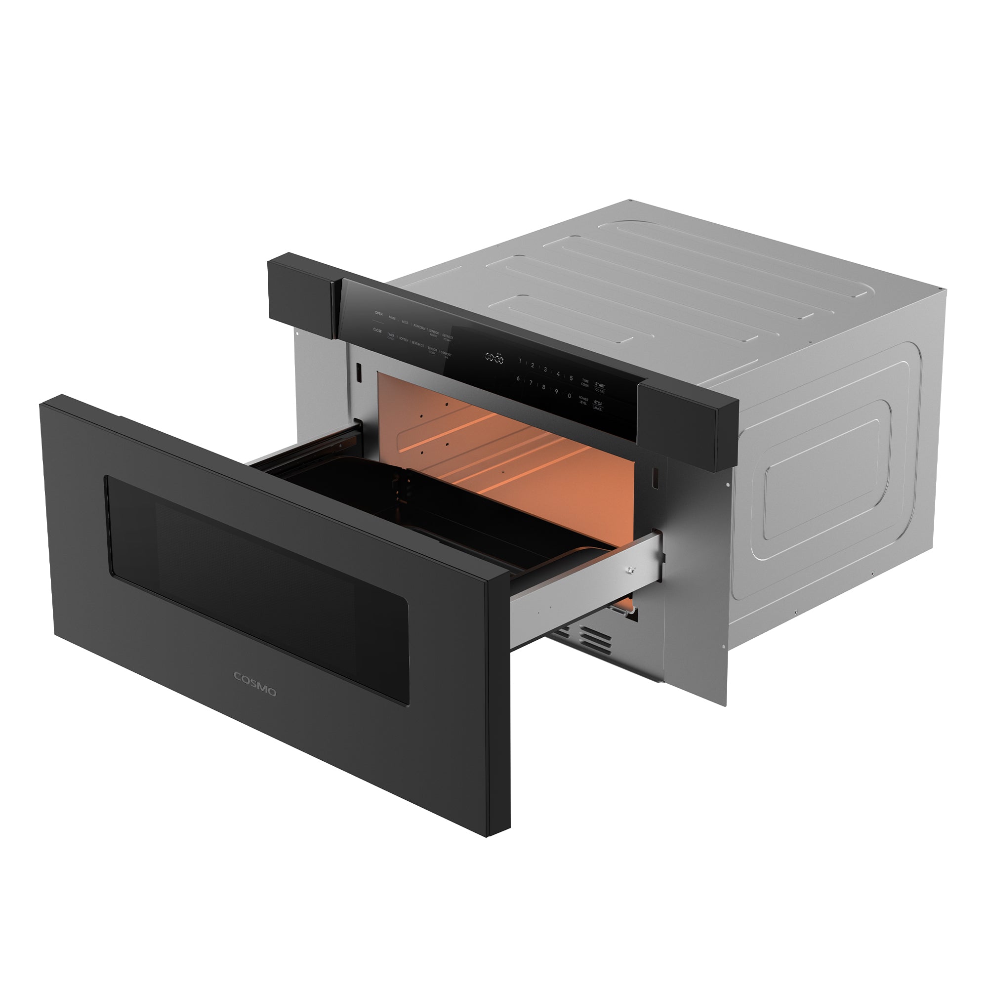Cosmo Haven 30 in. 1.2 cu.ft Black Built-in Microwave Drawer | COS-MWD3012NHBK