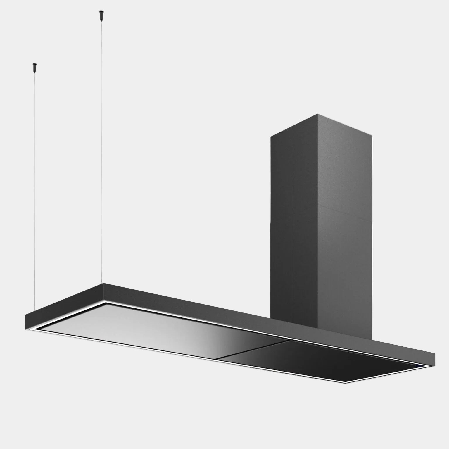 Futuro Turo 69 in. 940 CFM Black Island Mount Range Hood | IS69TURO-BLK