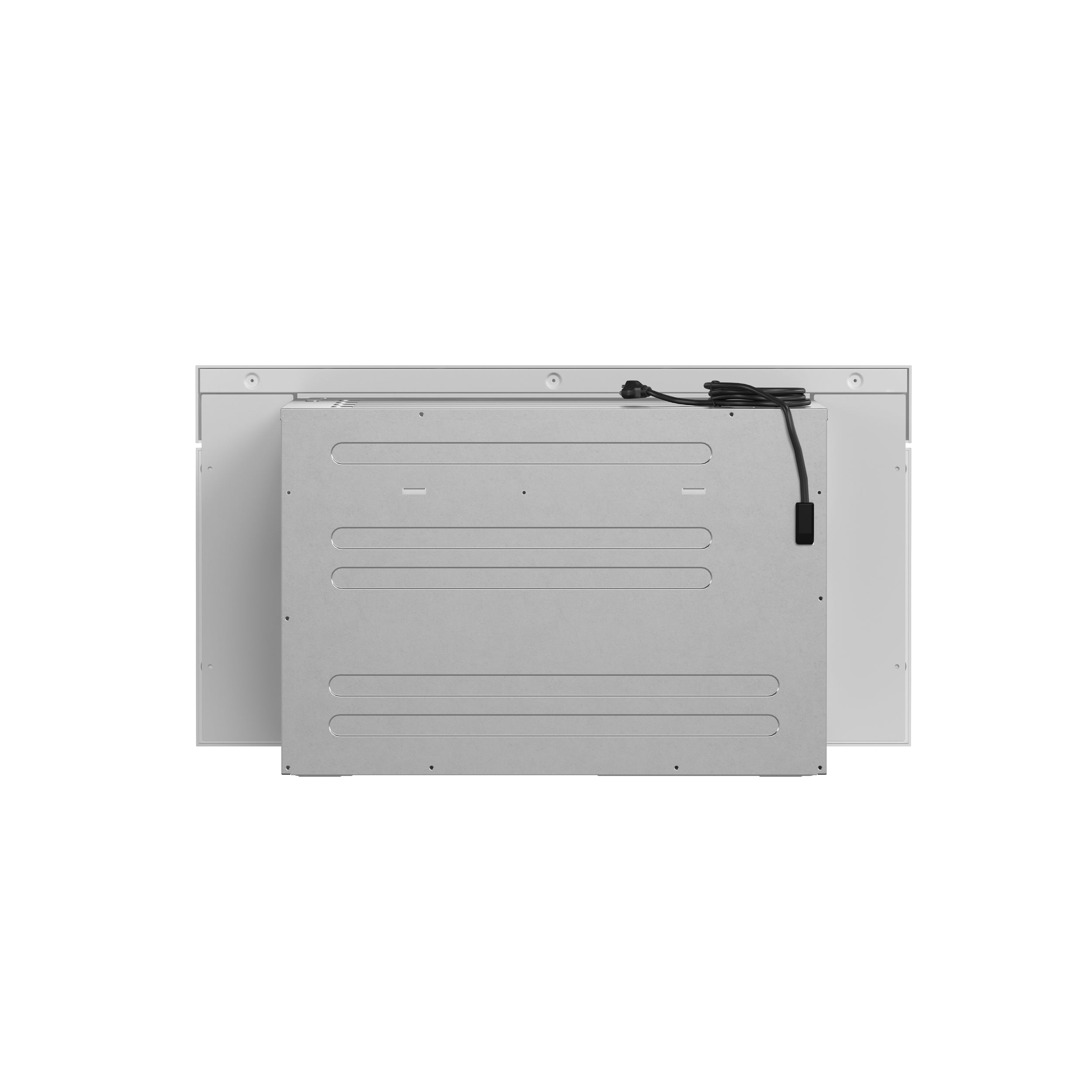 Forno Espresso Capoliveri 30 in. 1.2 cu.ft White Built-In Microwave Drawer with Antique Brass Handles | FMWDR3000-30WHT