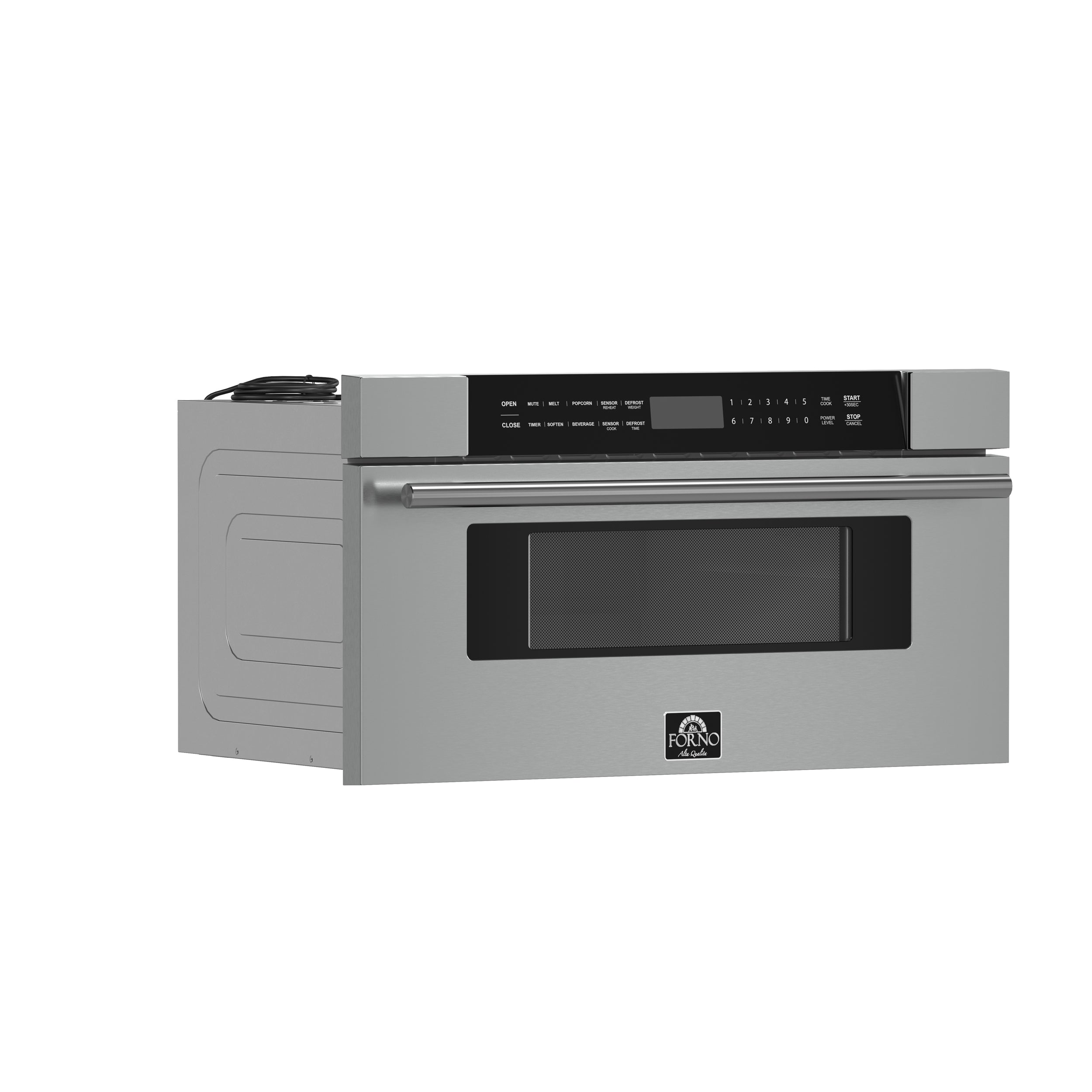 Forno Capoliveri 30 in. 1.2 cu.ft Stainless Steel Built-In Microwave Drawer | FMWDR3000-30