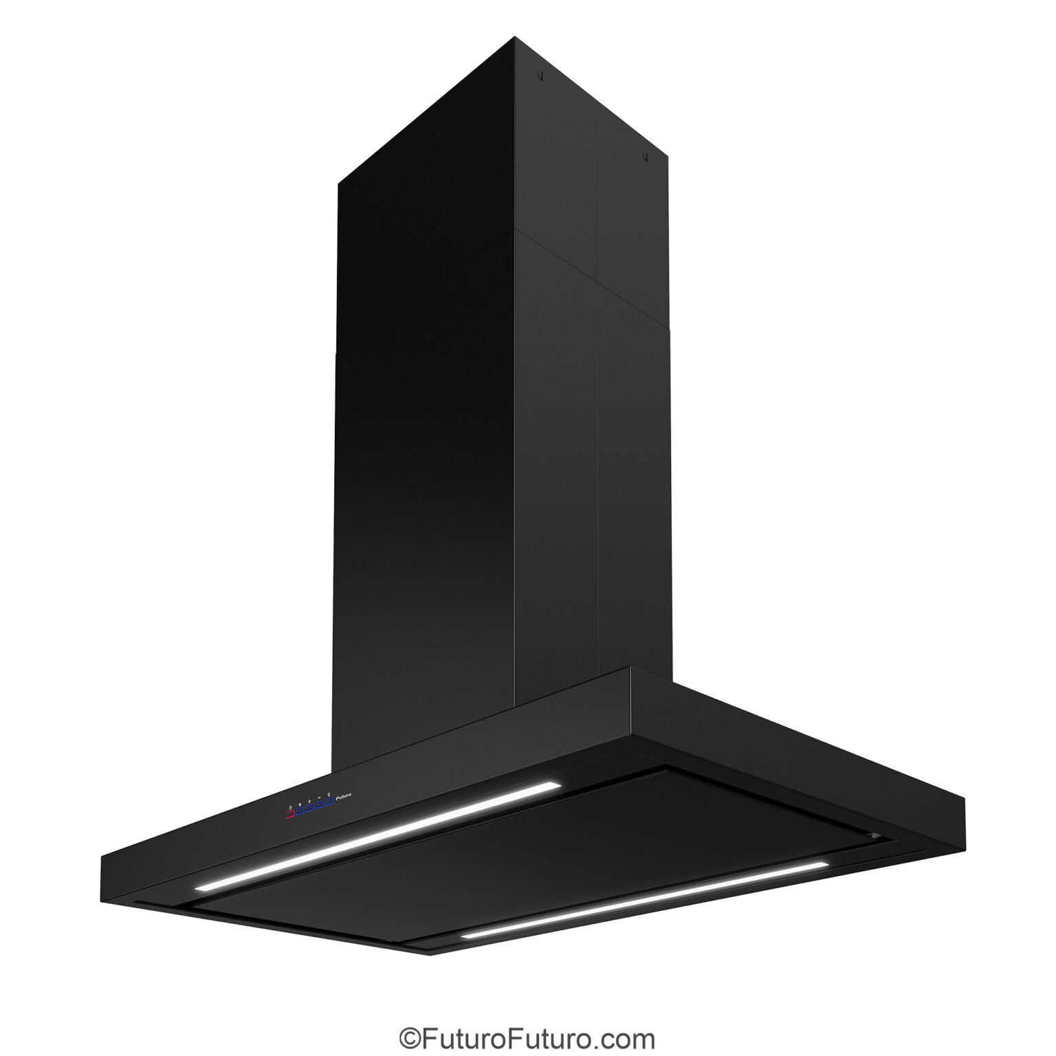 Futuro Positano 36 in. 940 CFM Black Island Mount Range Hood | IS36POSITANO-BLK