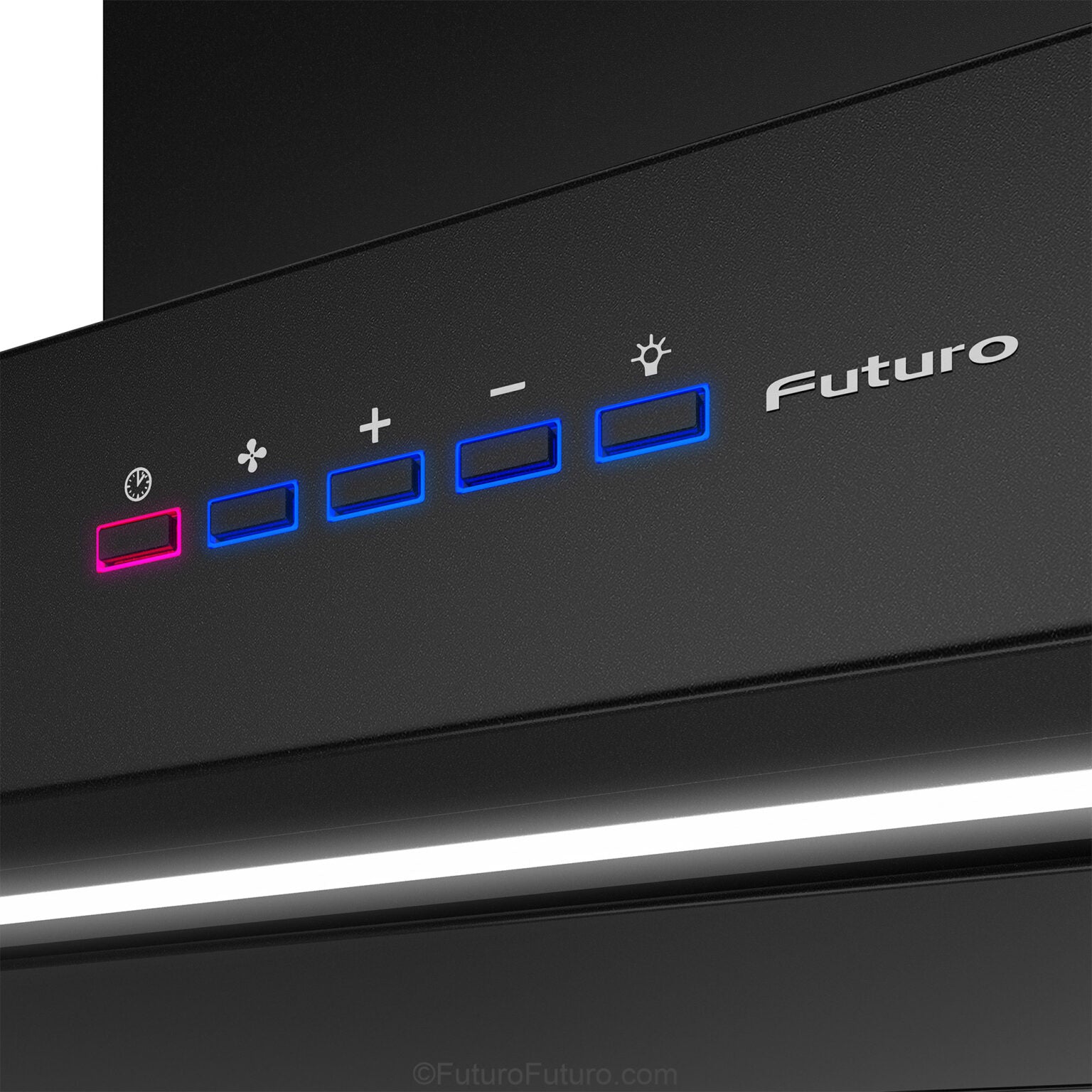 Futuro Positano 36 in. 940 CFM Black Island Mount Range Hood | IS36POSITANO-BLK