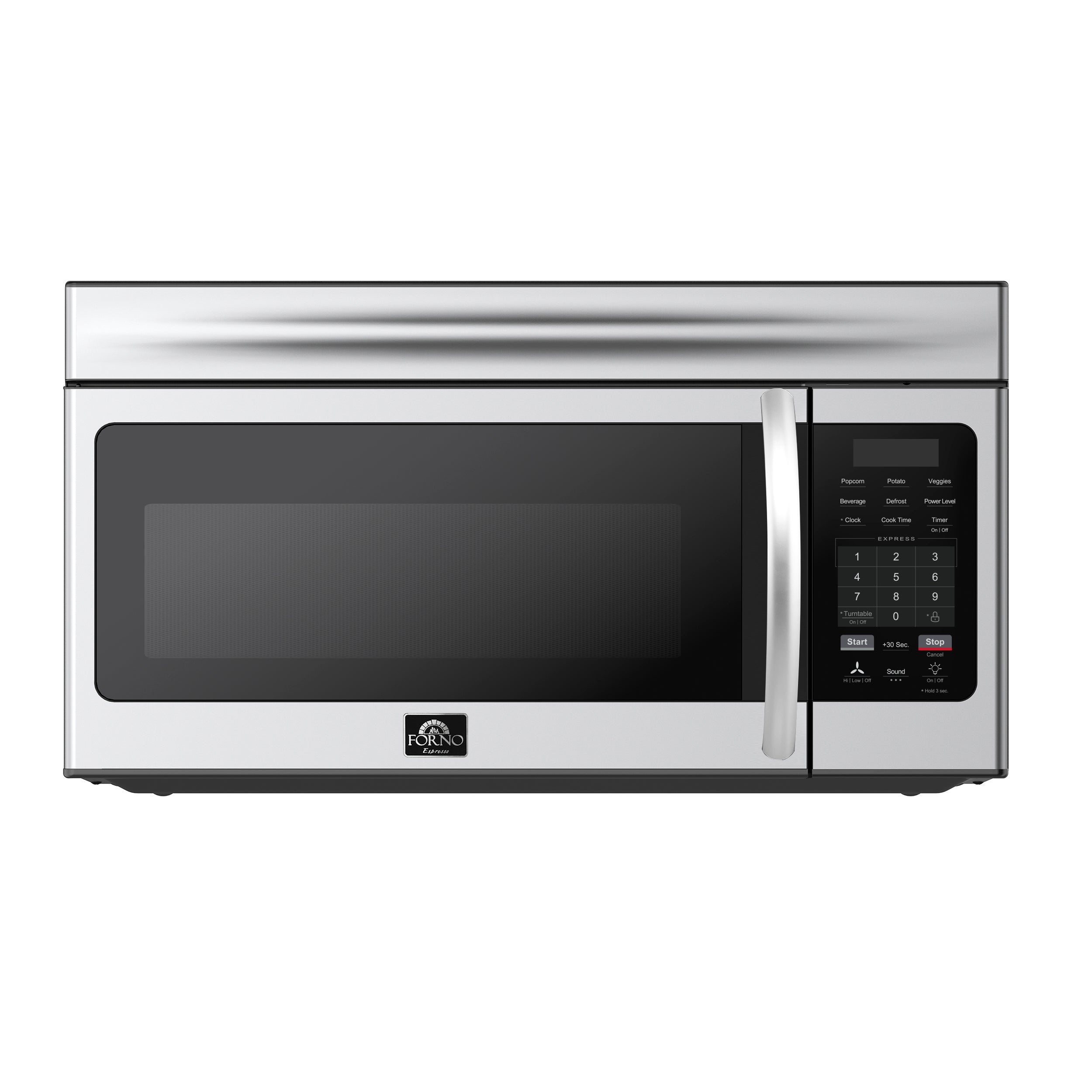 Forno Scalo 30 in. 1.6 cu.ft 300 CFM Stainless Steel Over The Range Microwave | FOTR3007-30