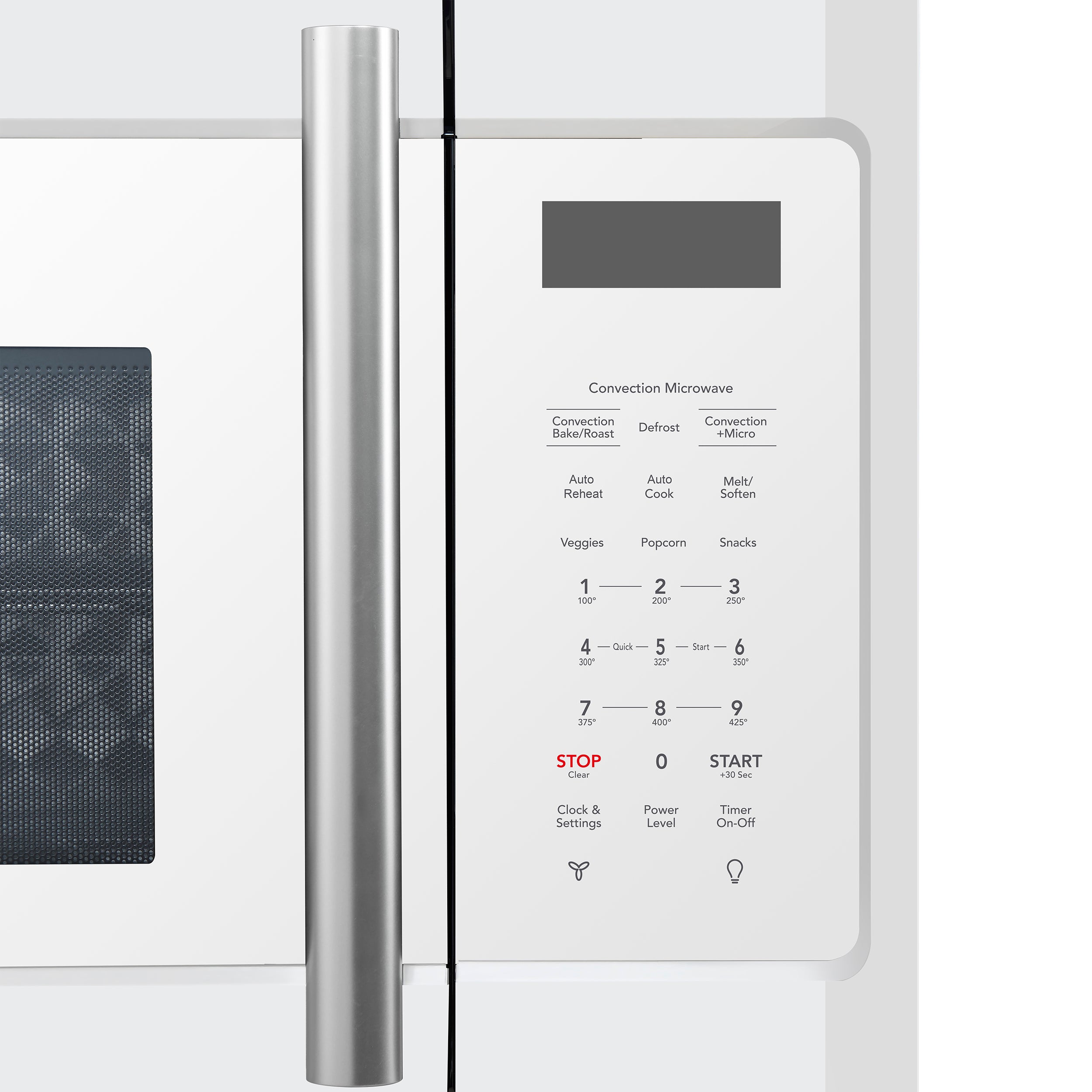 Forno Espresso Fornace 30 in. 1.5 cu.ft 300 CFM White Over The Range Microwave with Antique Brass Accents | FOTR3038-30WHT